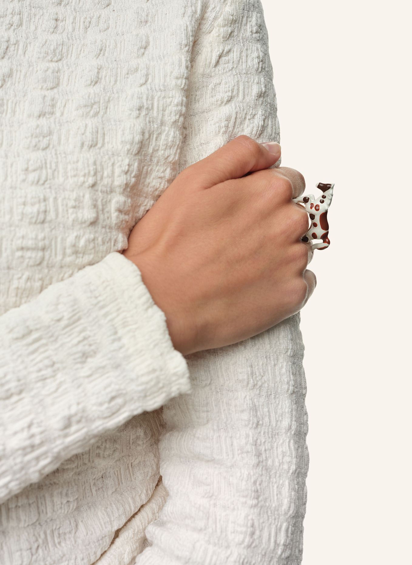 BIMBA Y LOLA Ring: WEISS
