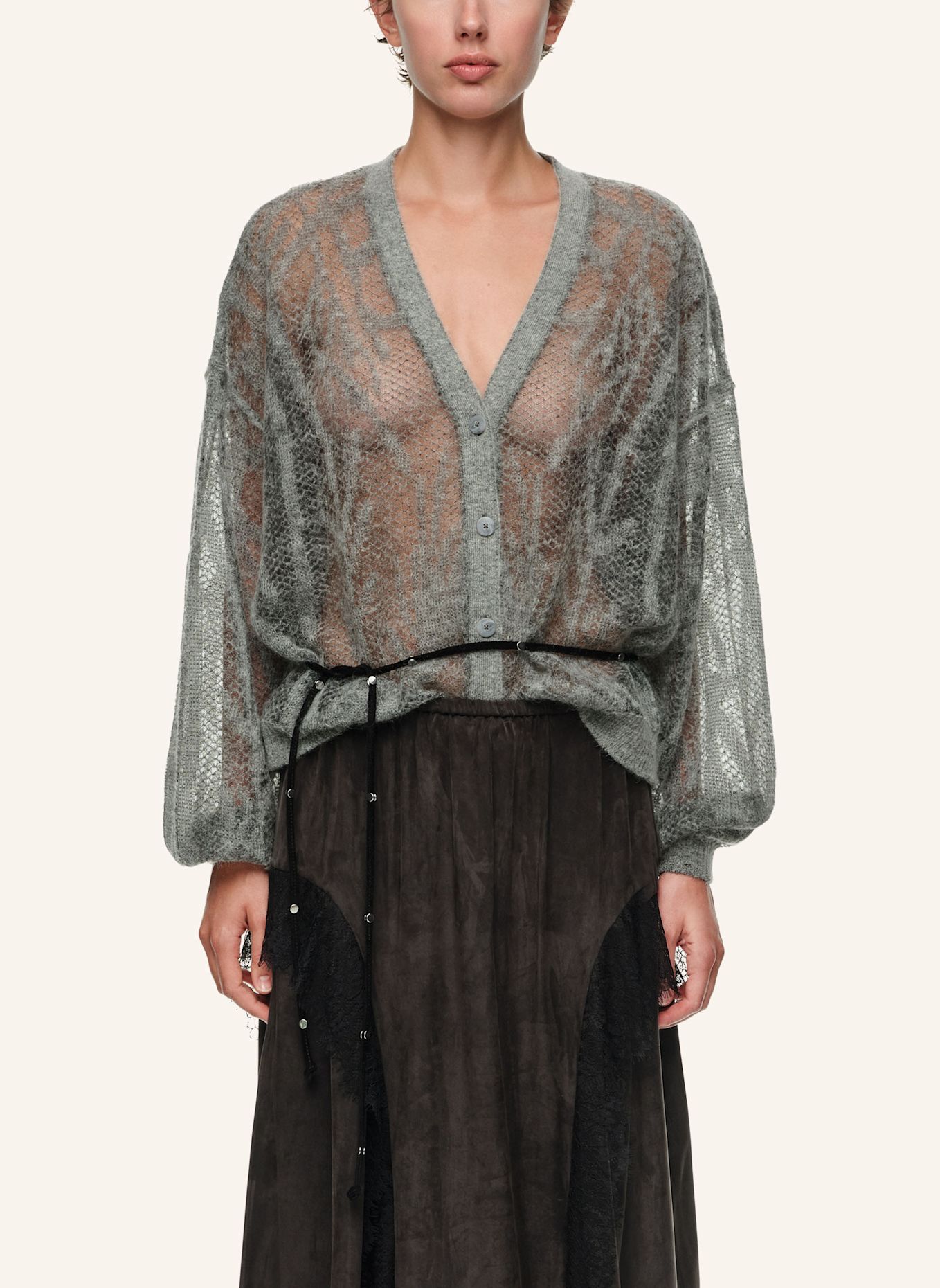 BIMBA Y LOLA Pullover: GRAU