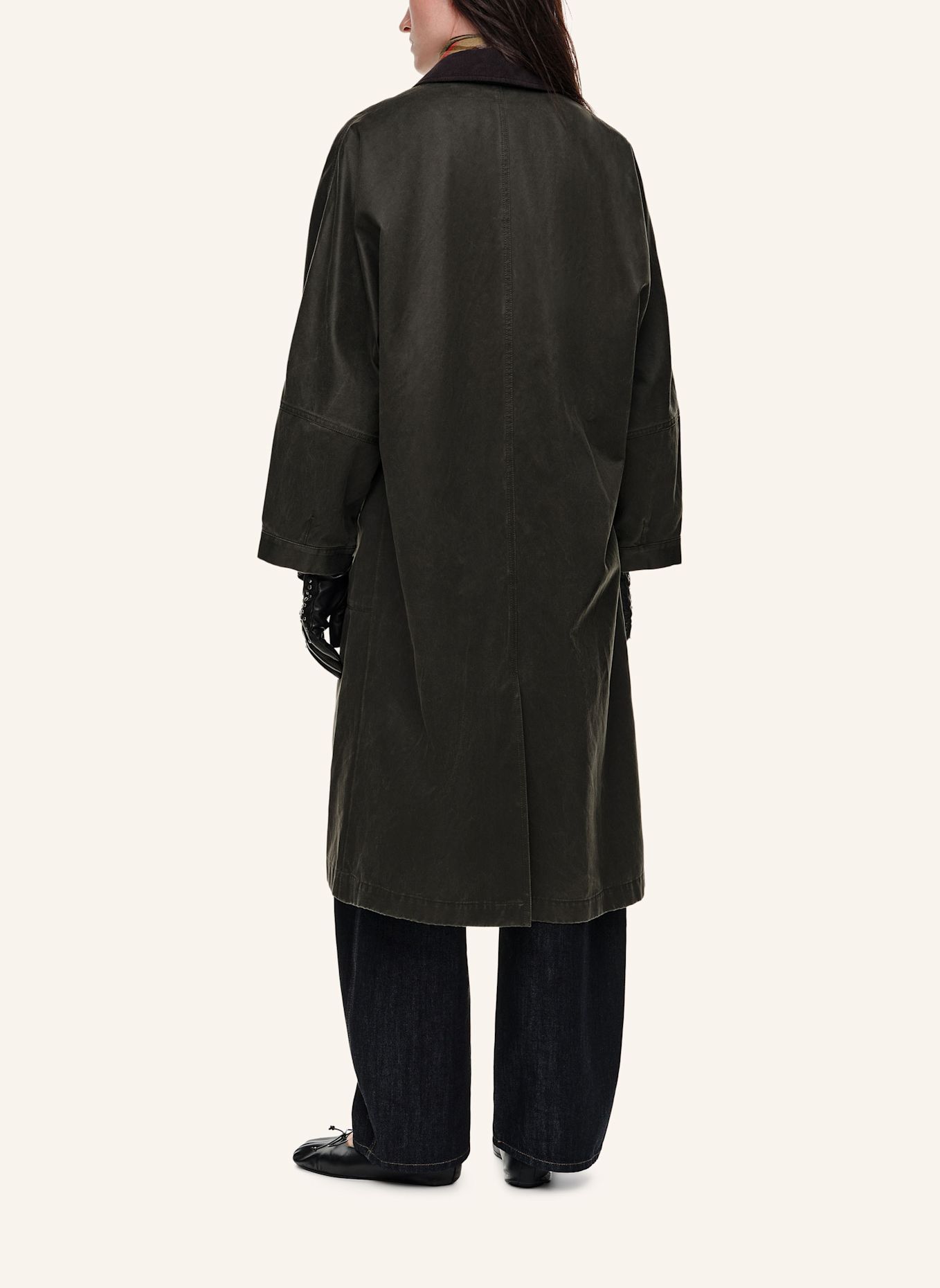 BIMBA Y LOLA Wachsmantel: BRAUN