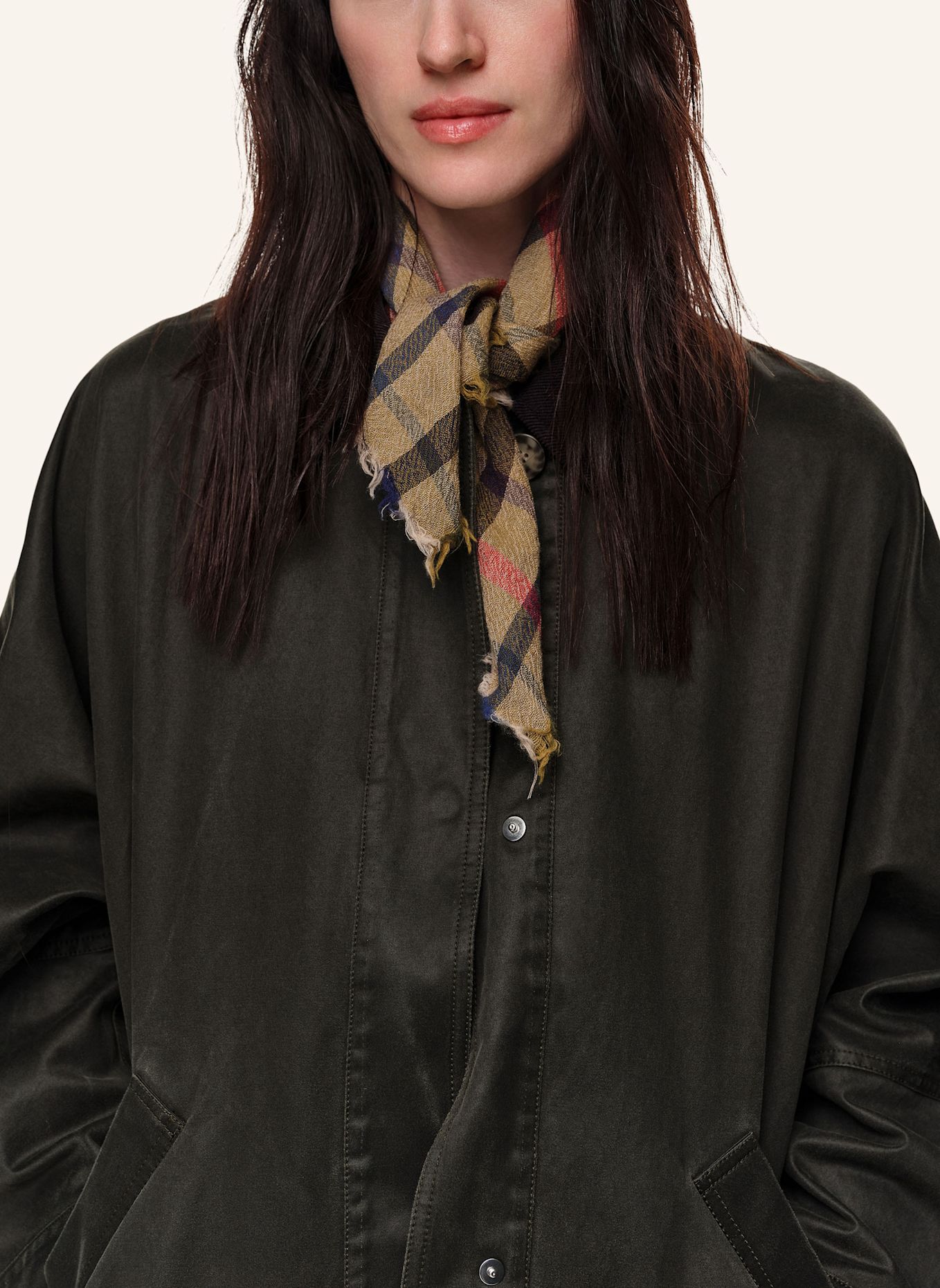 BIMBA Y LOLA Wachsmantel: BRAUN