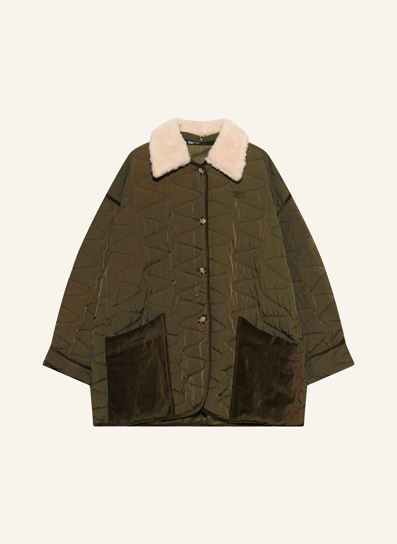 BIMBA Y LOLA Steppmantel: KHAKI