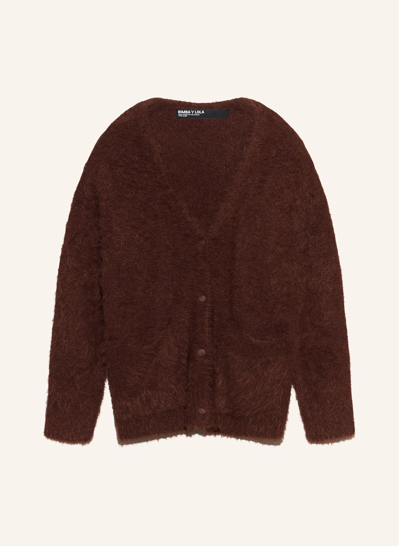 BIMBA Y LOLA Fellcardigan: BRAUN