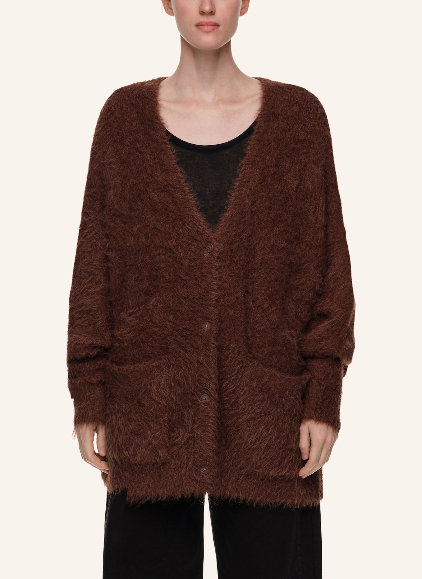 BIMBA Y LOLA Fellcardigan: BRAUN