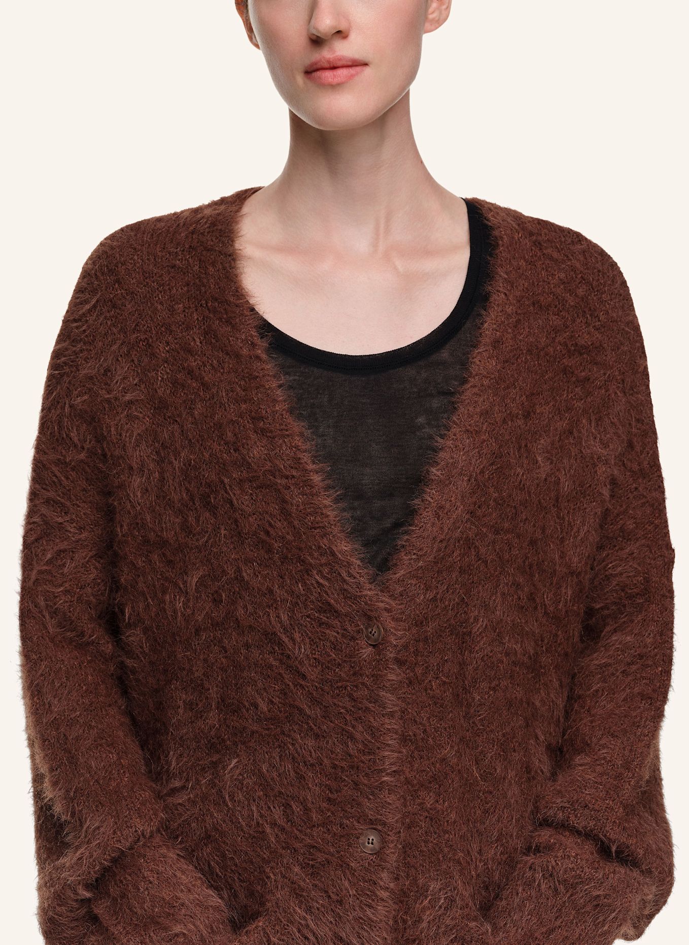 BIMBA Y LOLA Fellcardigan: BRAUN