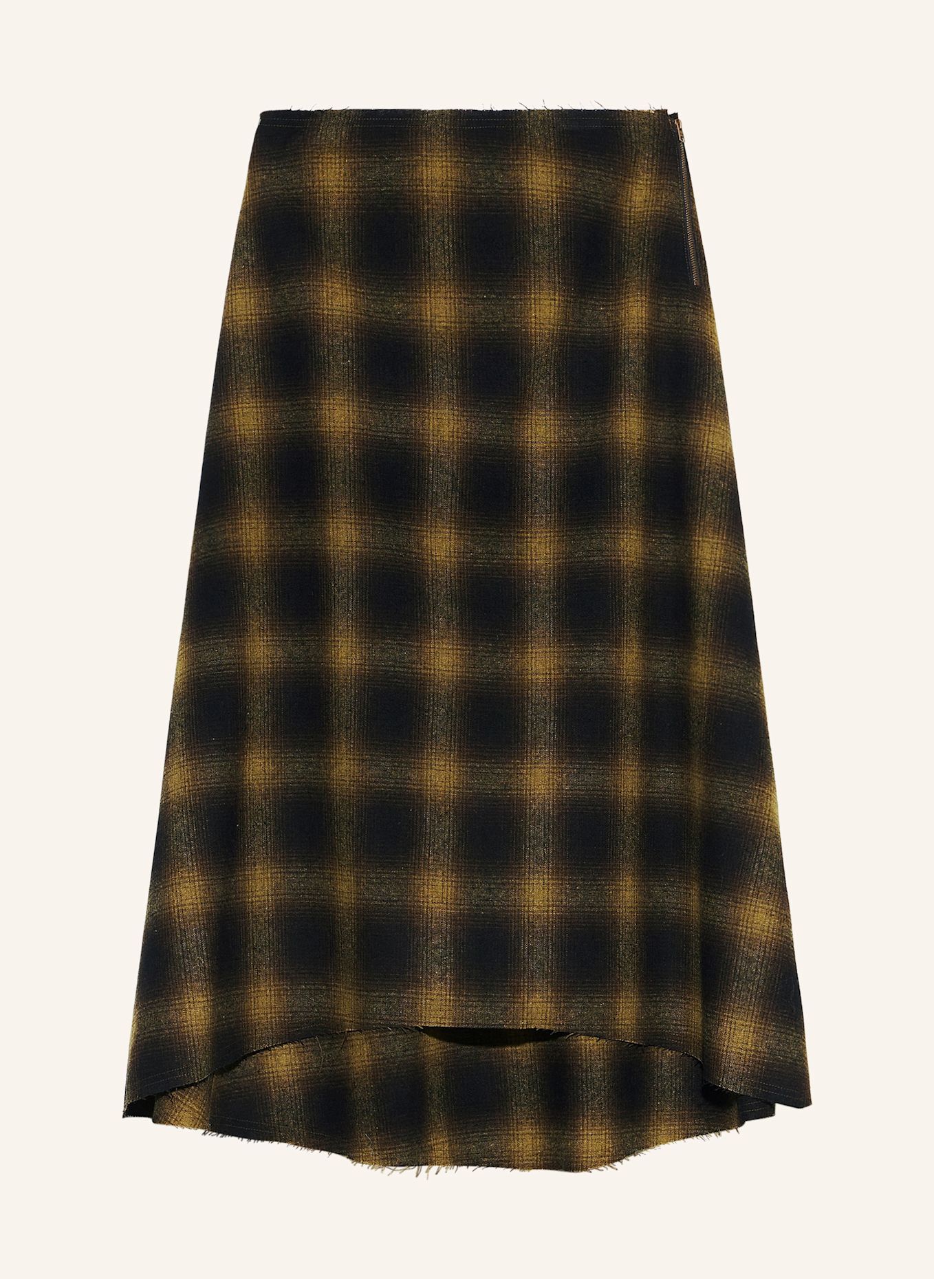 BIMBA Y LOLA Wollmidirock: KHAKI