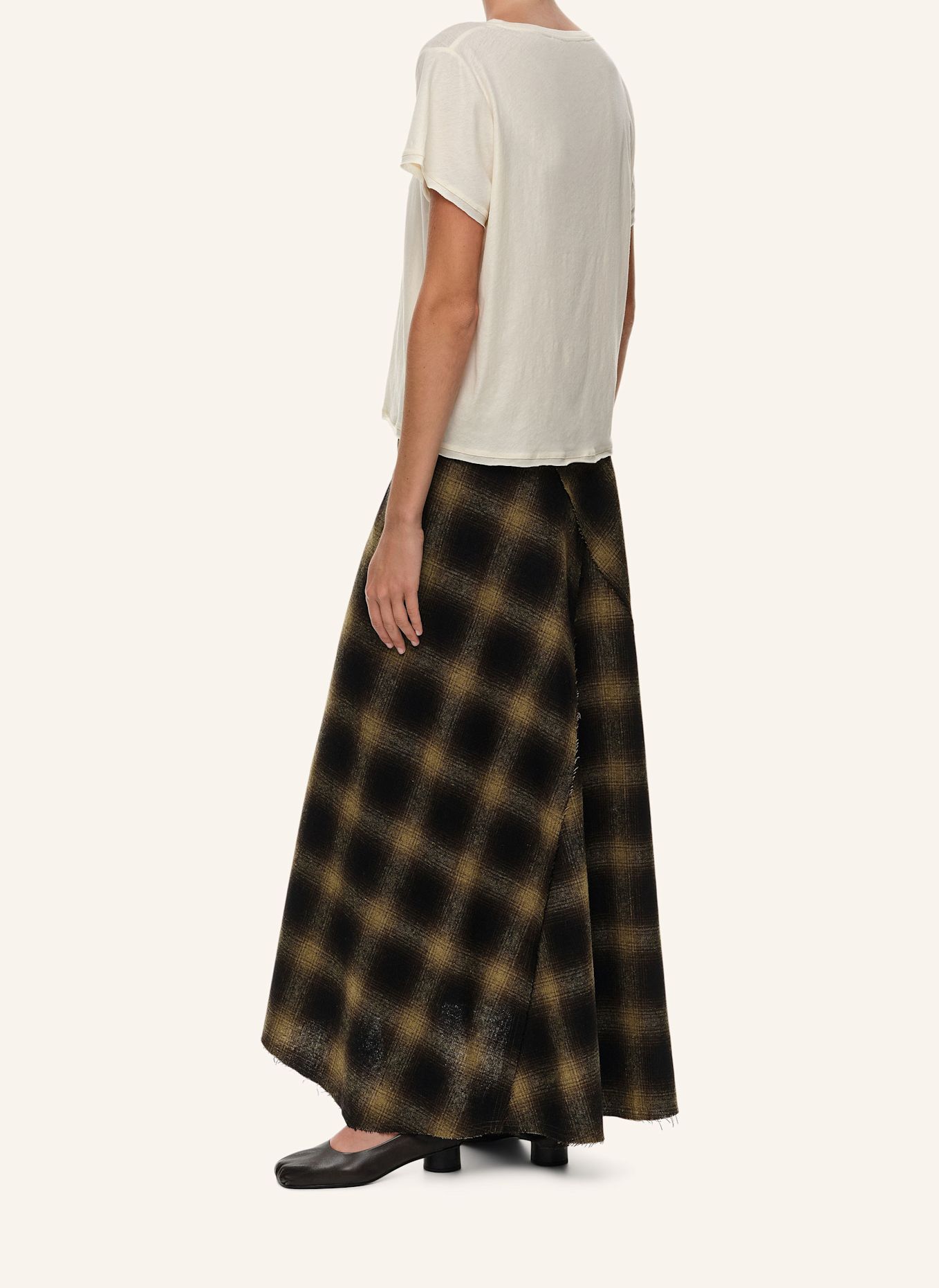 BIMBA Y LOLA Wollmidirock: KHAKI