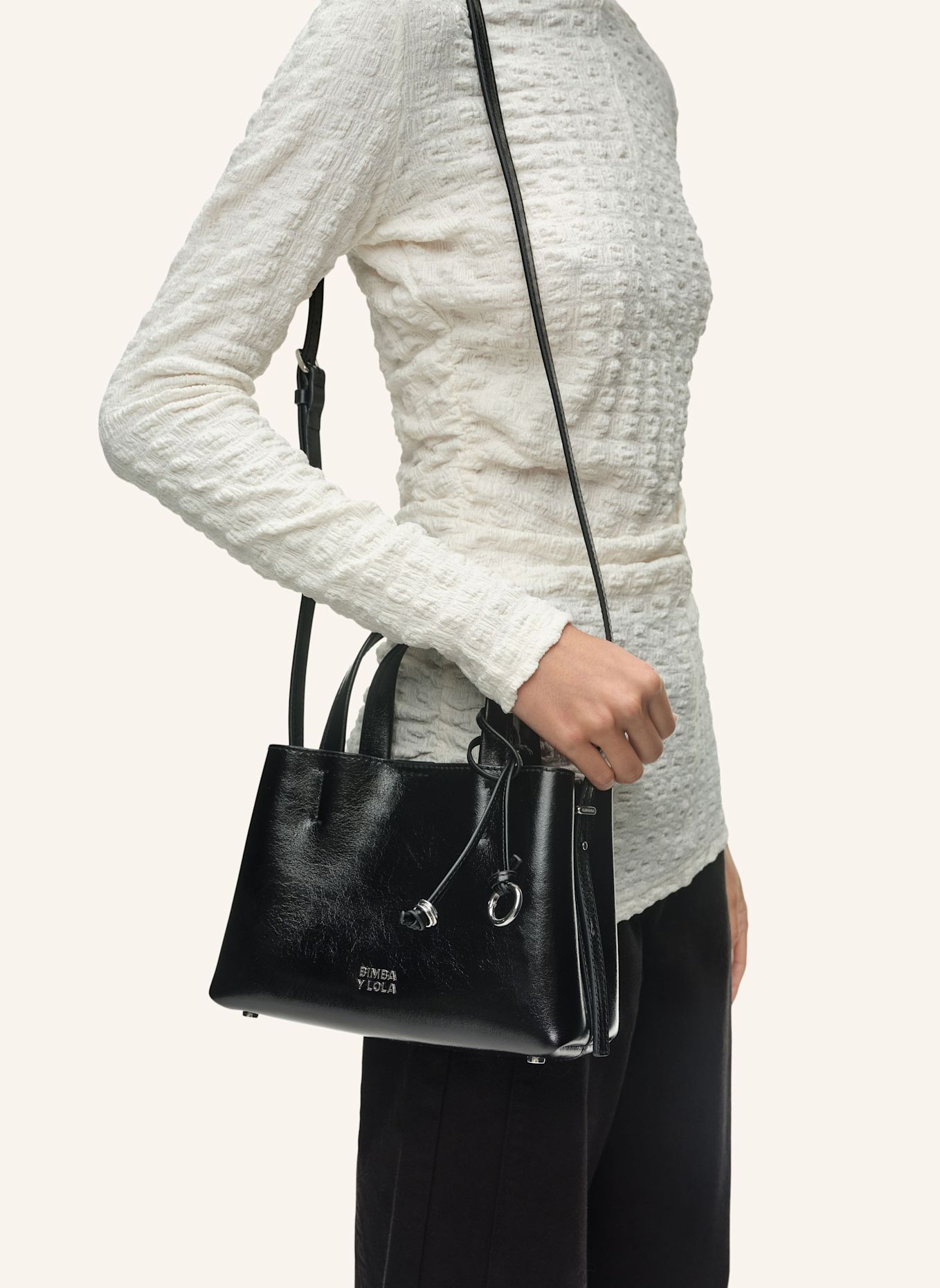 BIMBA Y LOLA Tote: SCHWARZ