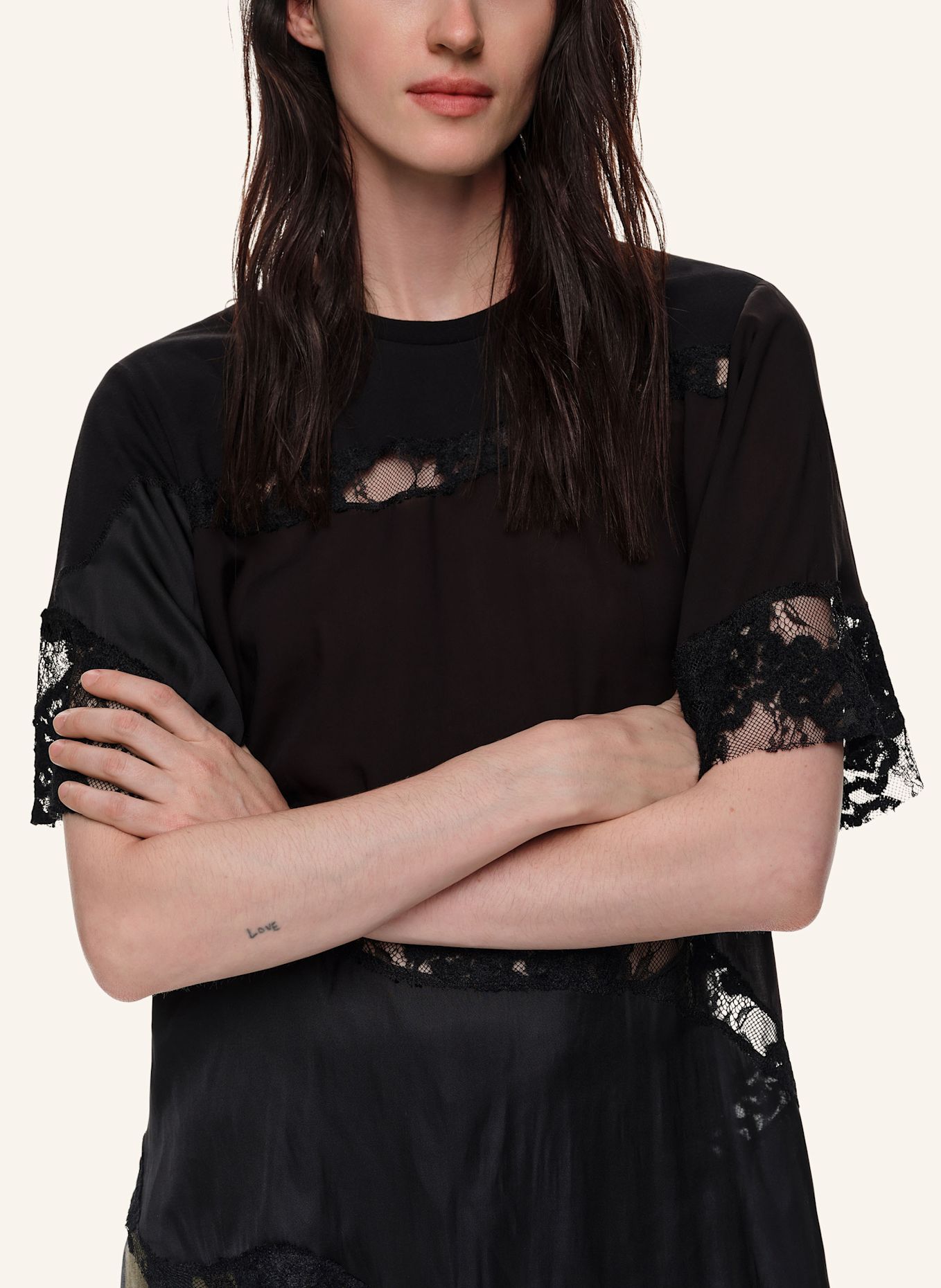 BIMBA Y LOLA T-Shirt: SCHWARZ