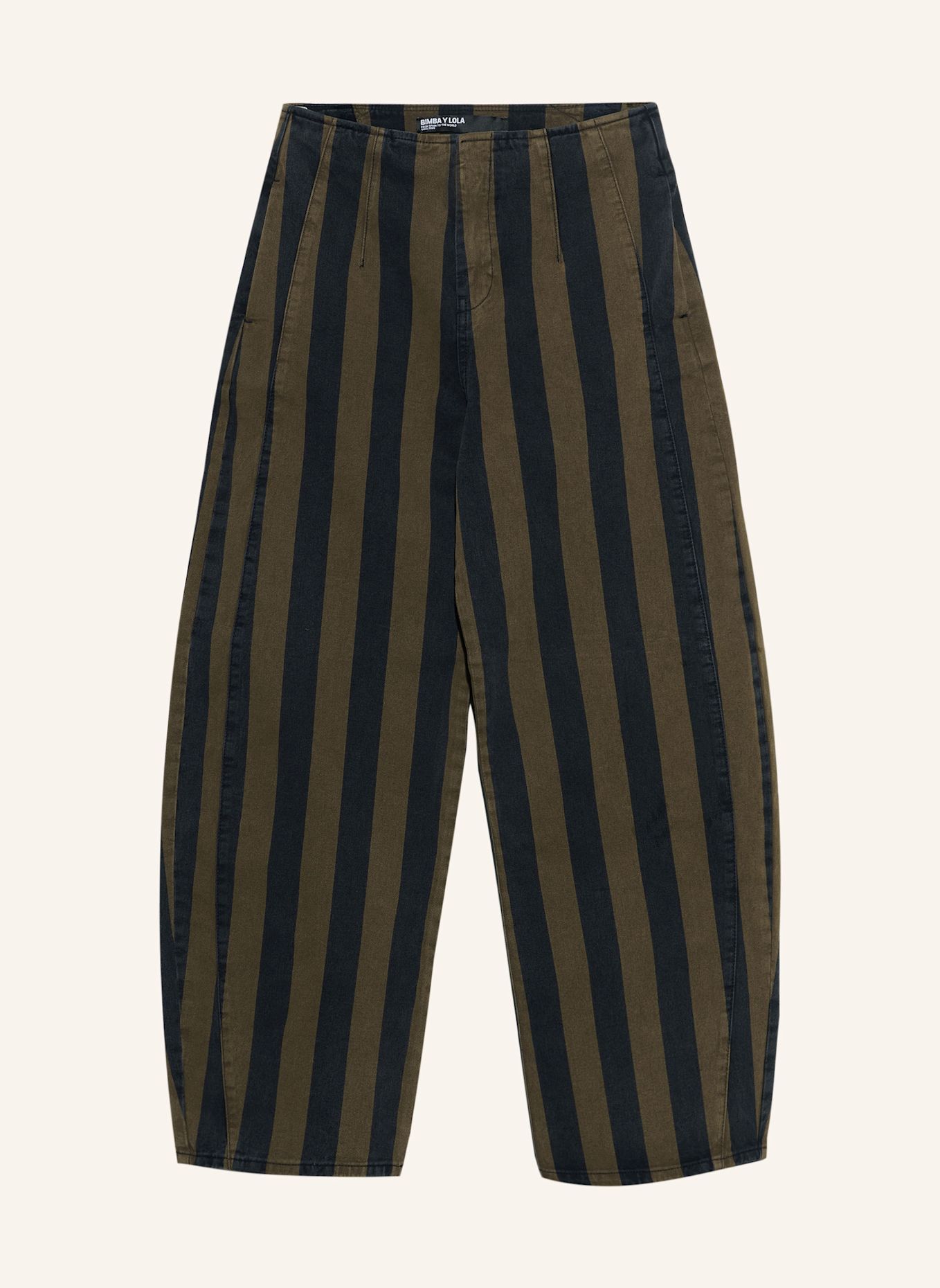 BIMBA Y LOLA Barrel-Jeans: KHAKI