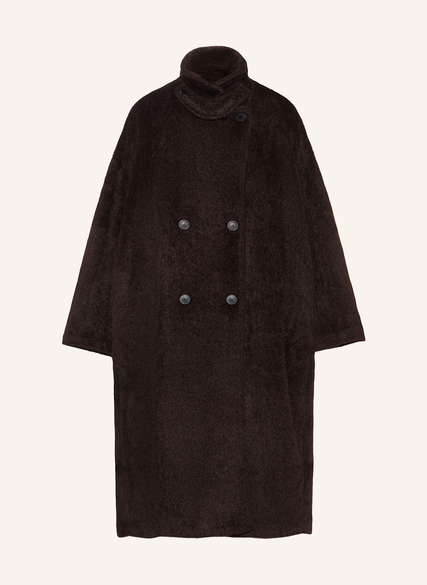 BIMBA Y LOLA Midi-Kunstfellmantel: BRAUN
