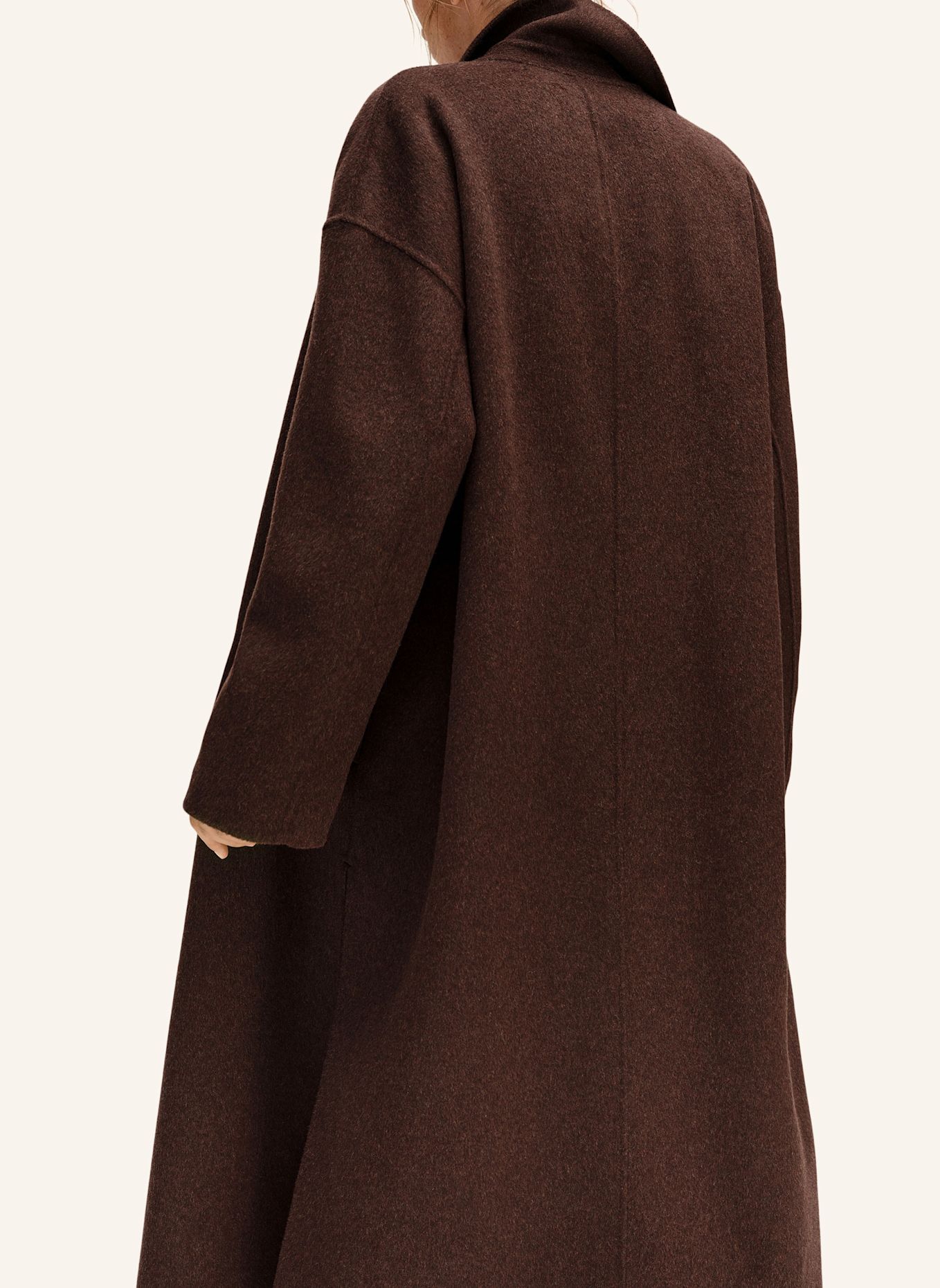 BIMBA Y LOLA Wollmantel: SCHWARZ
