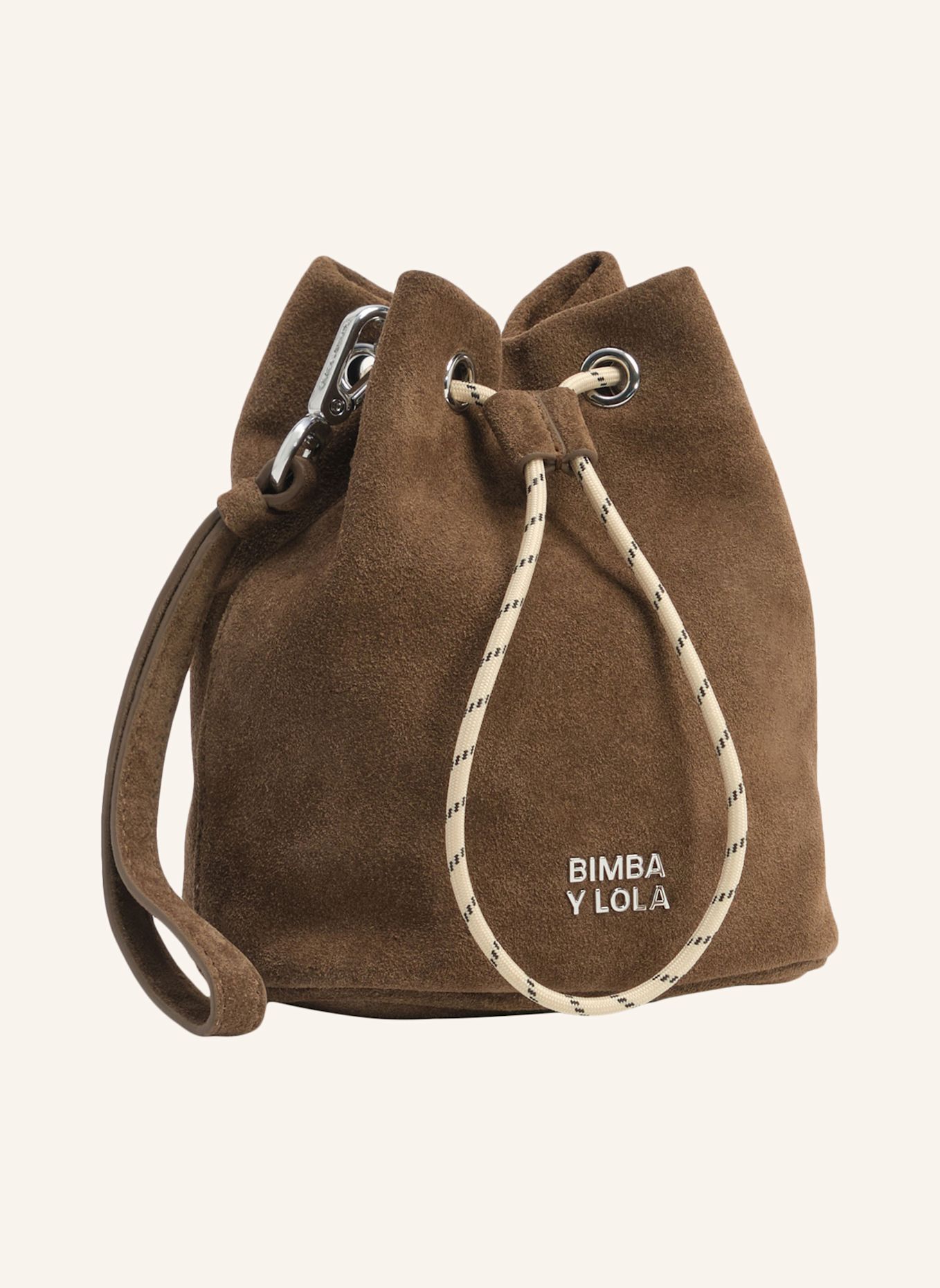 BIMBA Y LOLA Bucket Bag: BRAUN