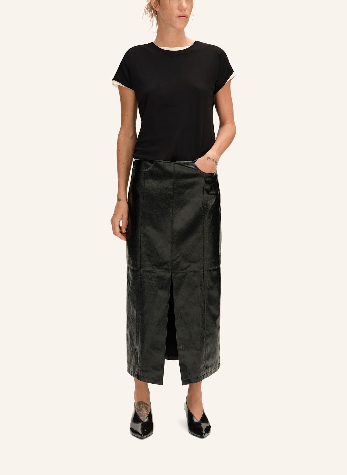 BIMBA Y LOLA Midirock: SCHWARZ