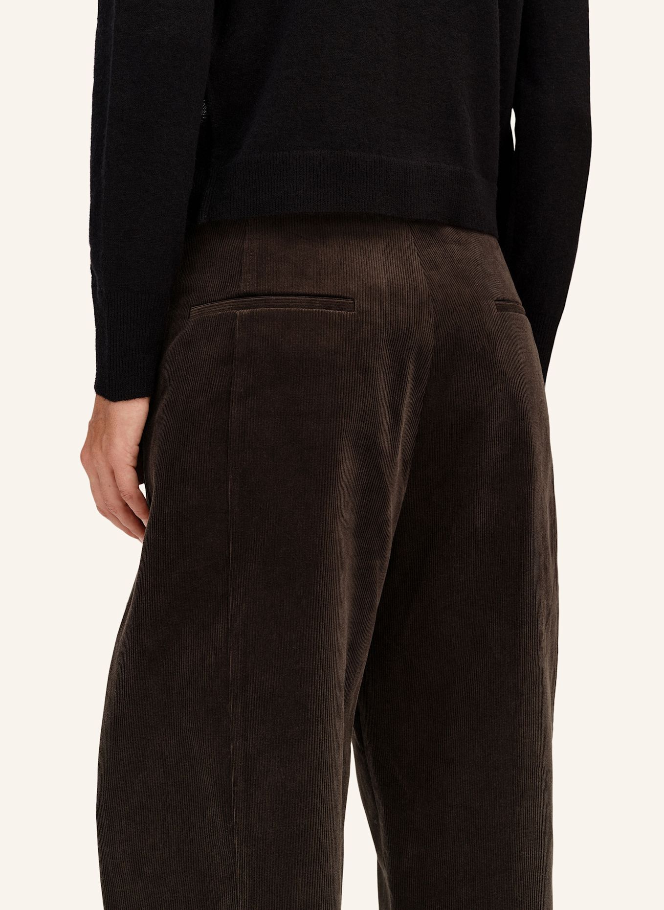 BIMBA Y LOLA Cordhose: SCHWARZ