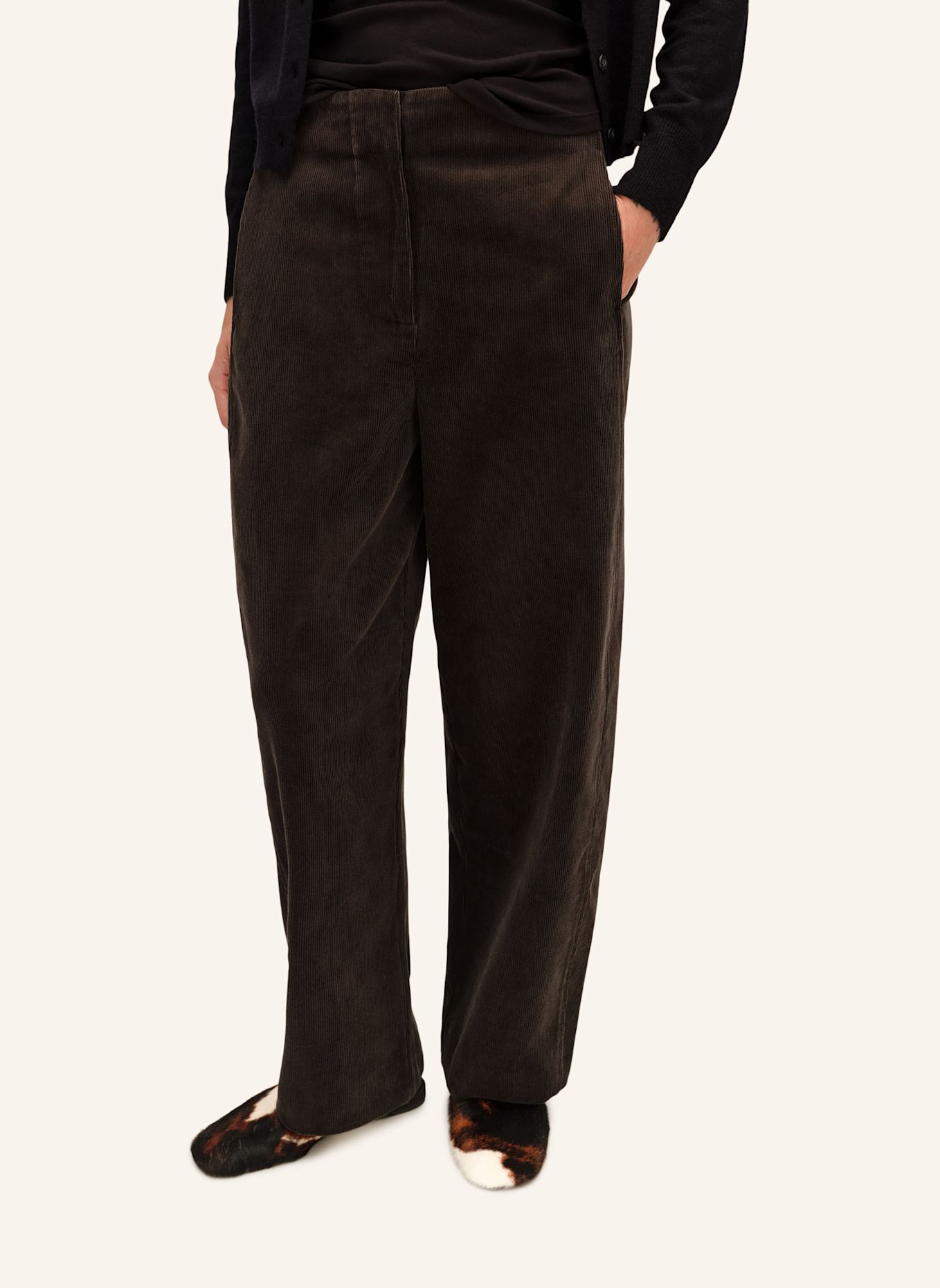 BIMBA Y LOLA Cordhose: SCHWARZ