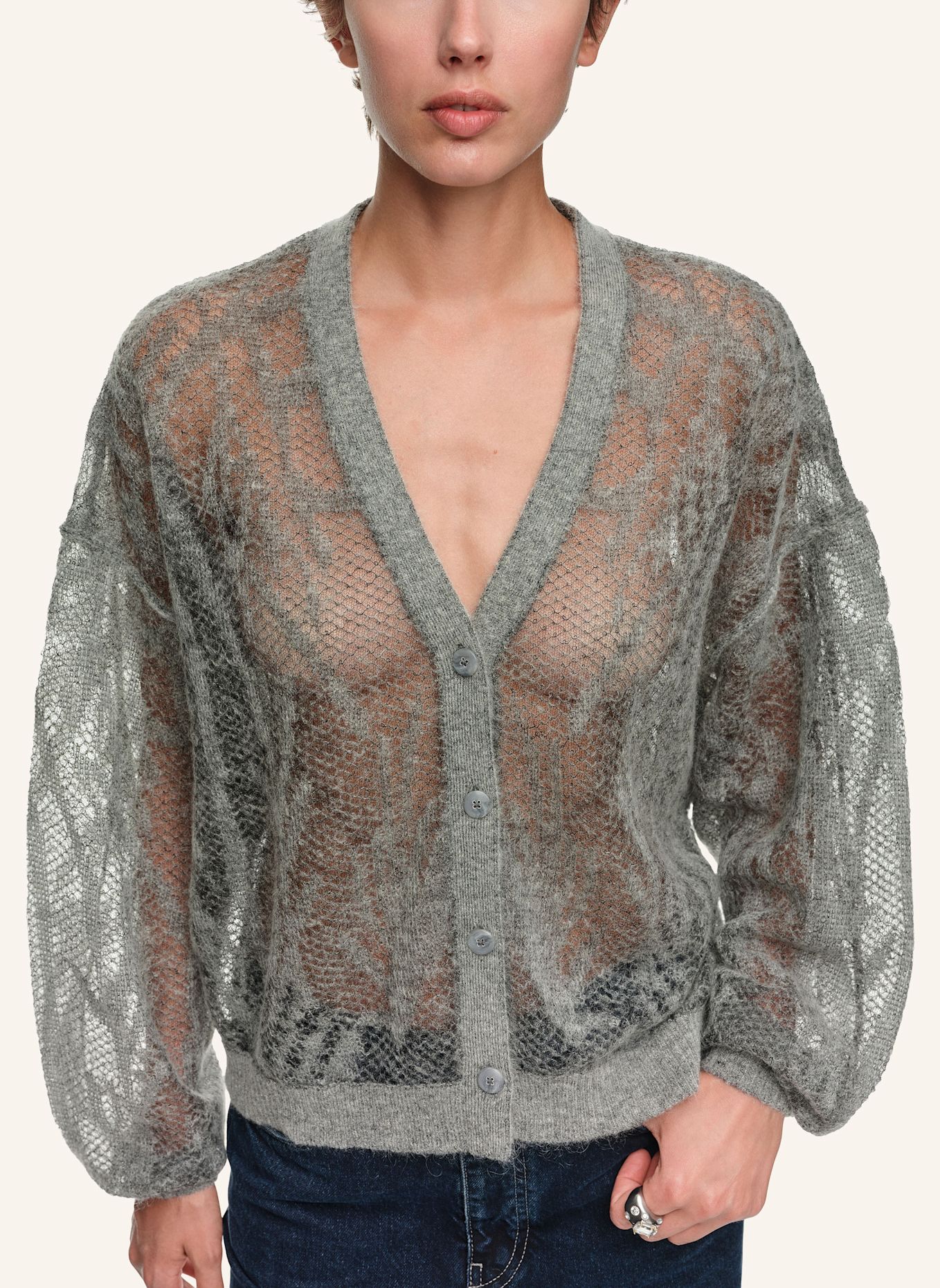 BIMBA Y LOLA Pullover: GRAU