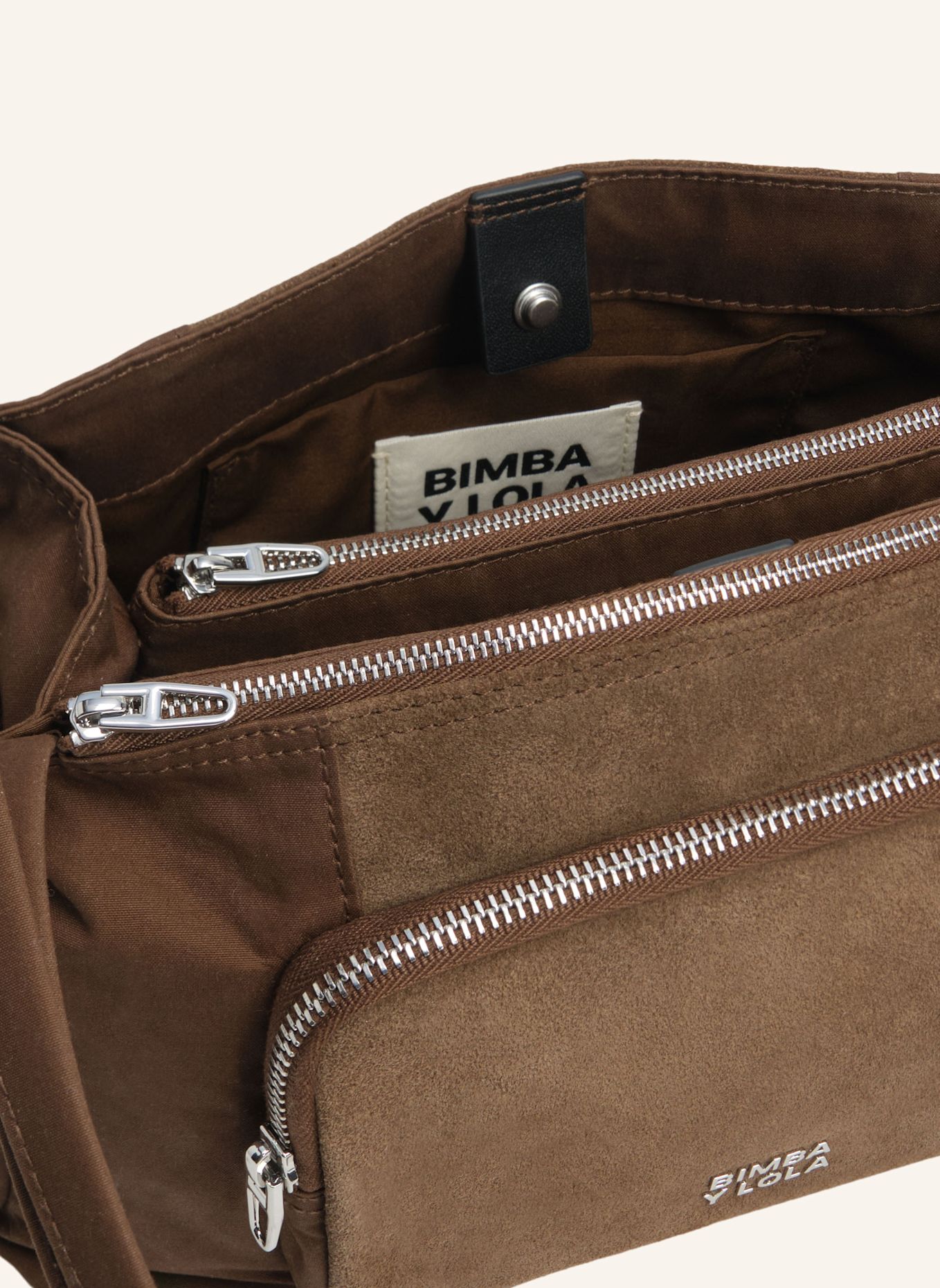 BIMBA Y LOLA Schultertasche: BRAUN