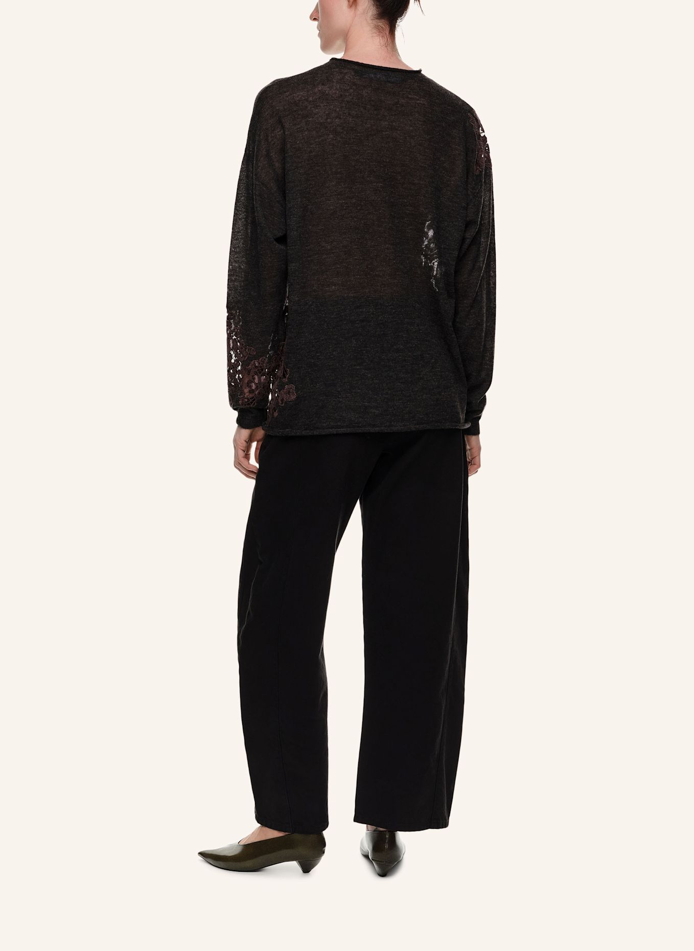BIMBA Y LOLA Wollpullover: GRAU