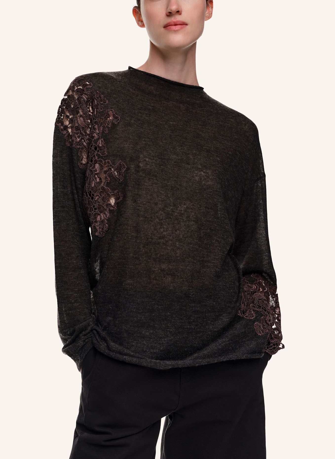 BIMBA Y LOLA Wollpullover: GRAU