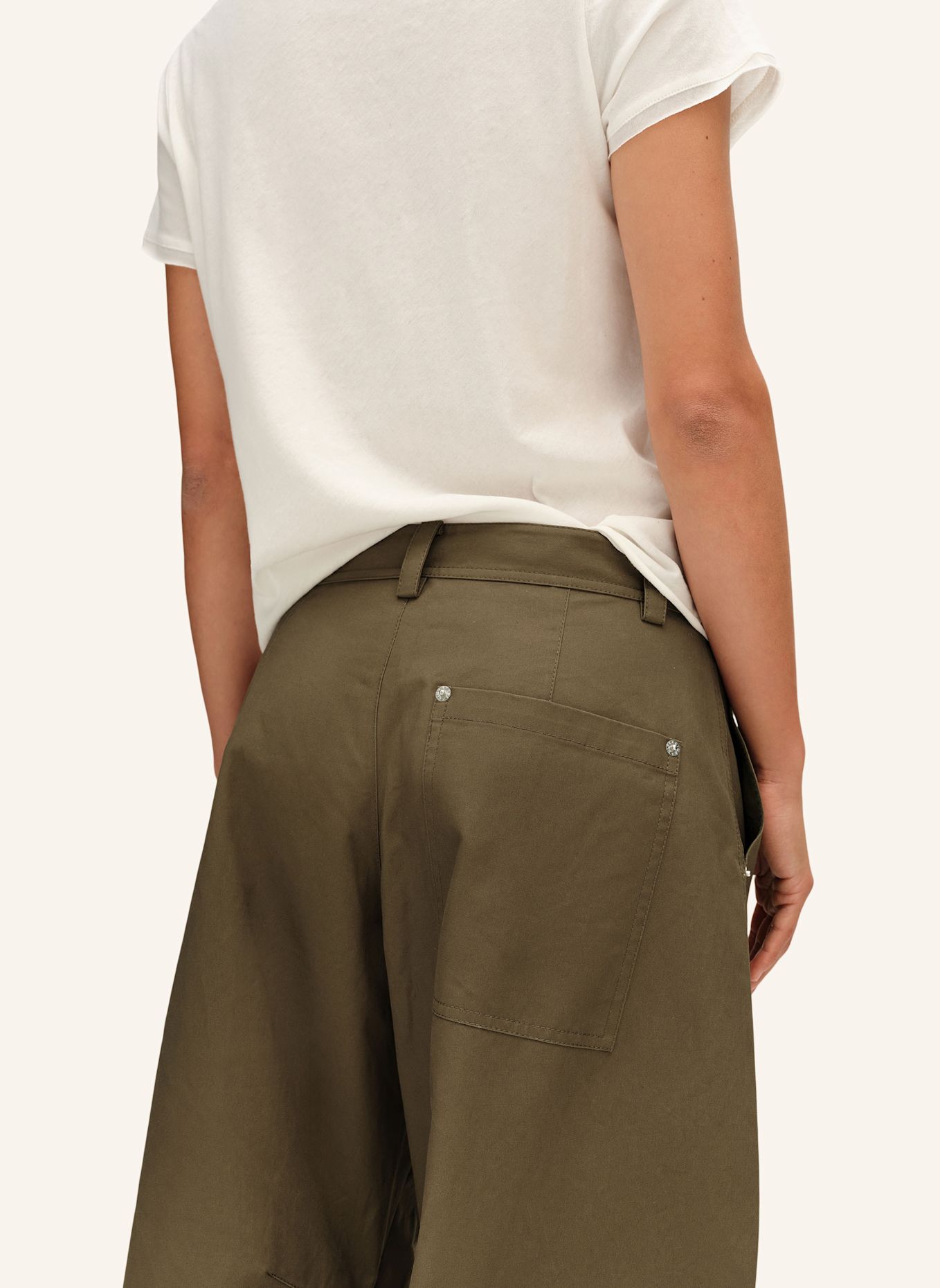 BIMBA Y LOLA Baumwollhose: BRAUN