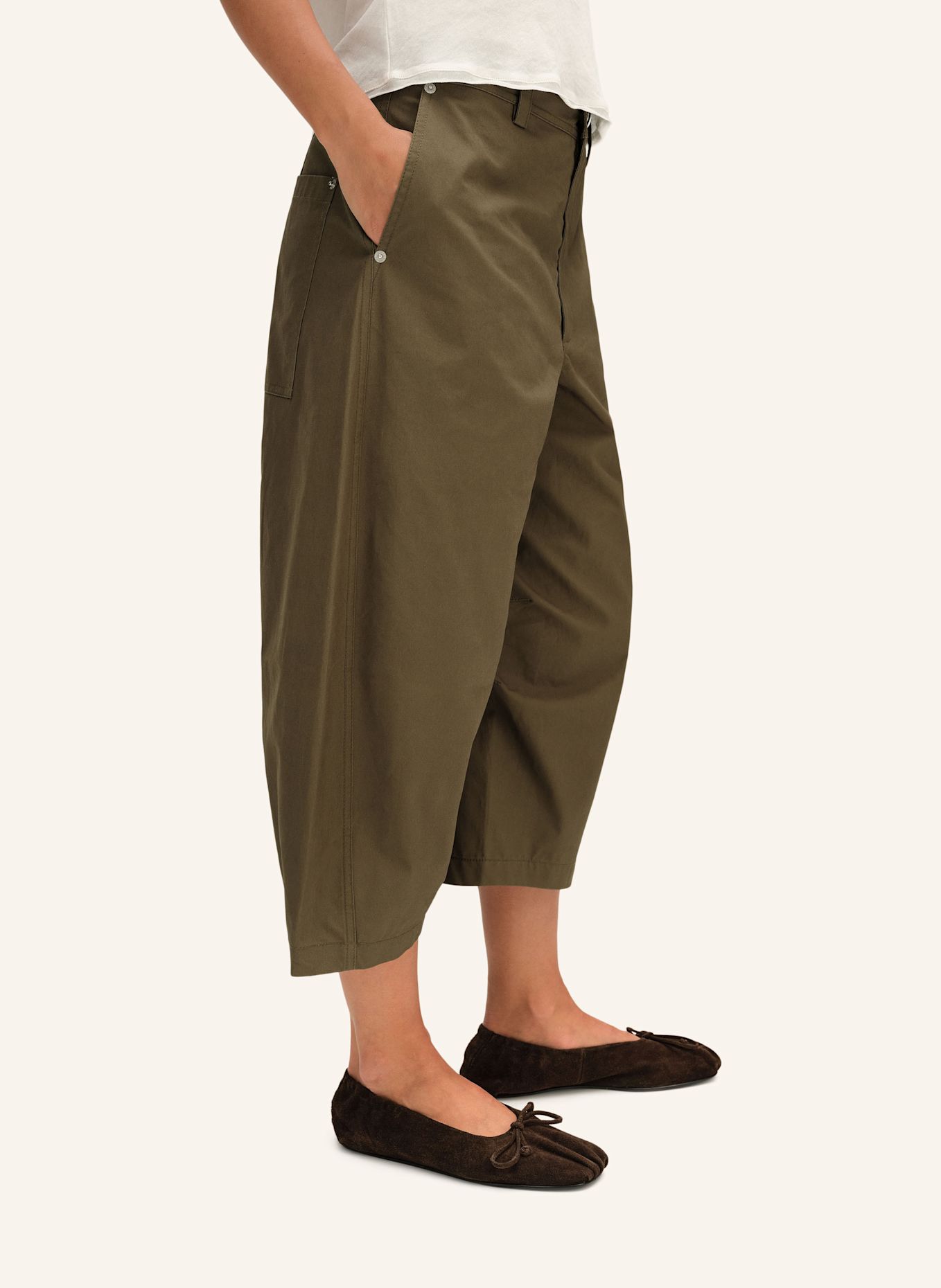 BIMBA Y LOLA Baumwollhose: BRAUN