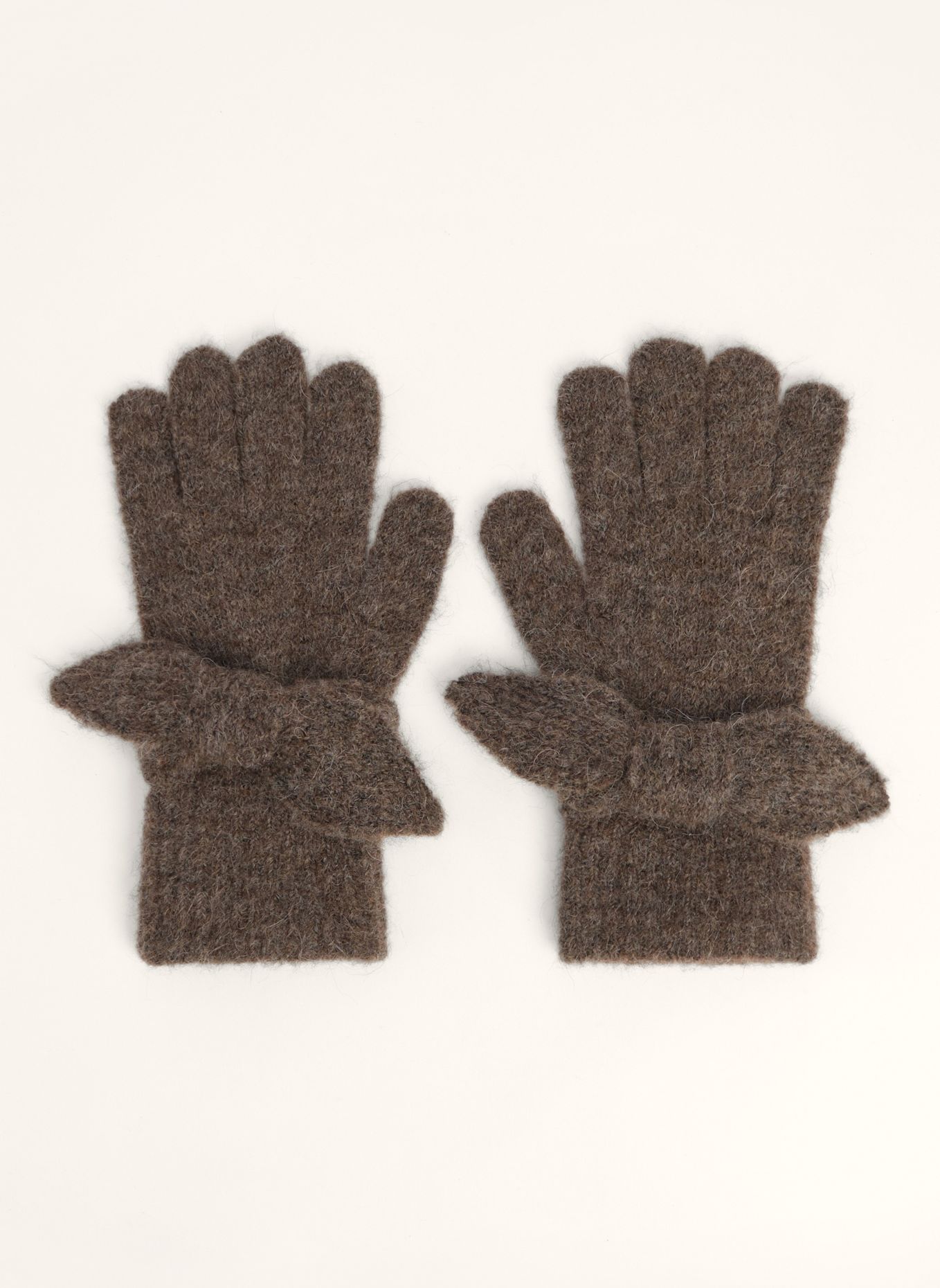 BIMBA Y LOLA Strickhandschuh: BRAUN