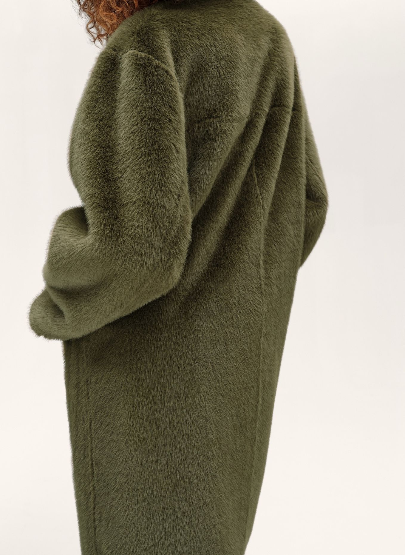 BIMBA Y LOLA Wendefellmantel: KHAKI