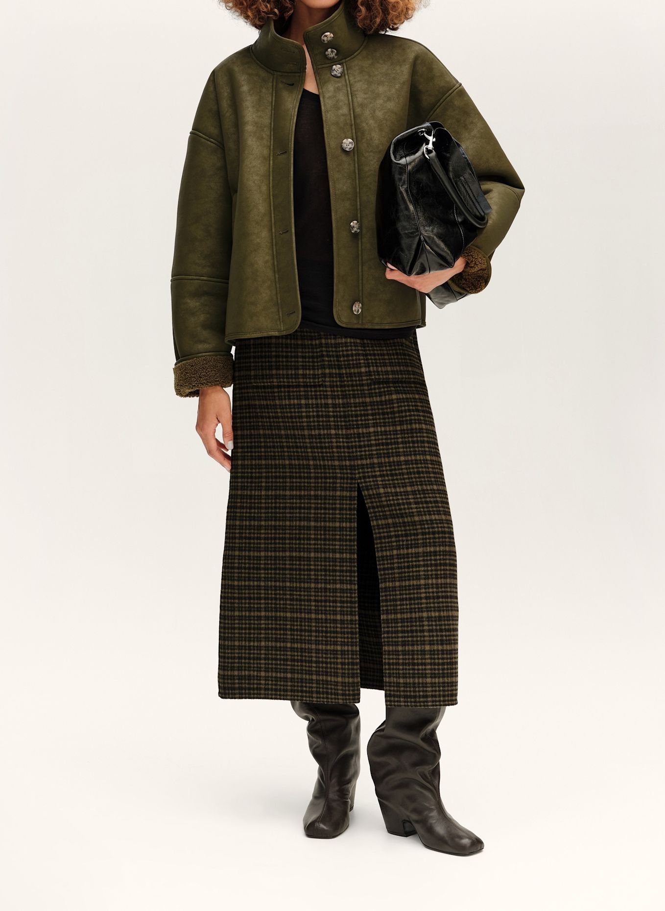 BIMBA Y LOLA Kurzjacke: KHAKI