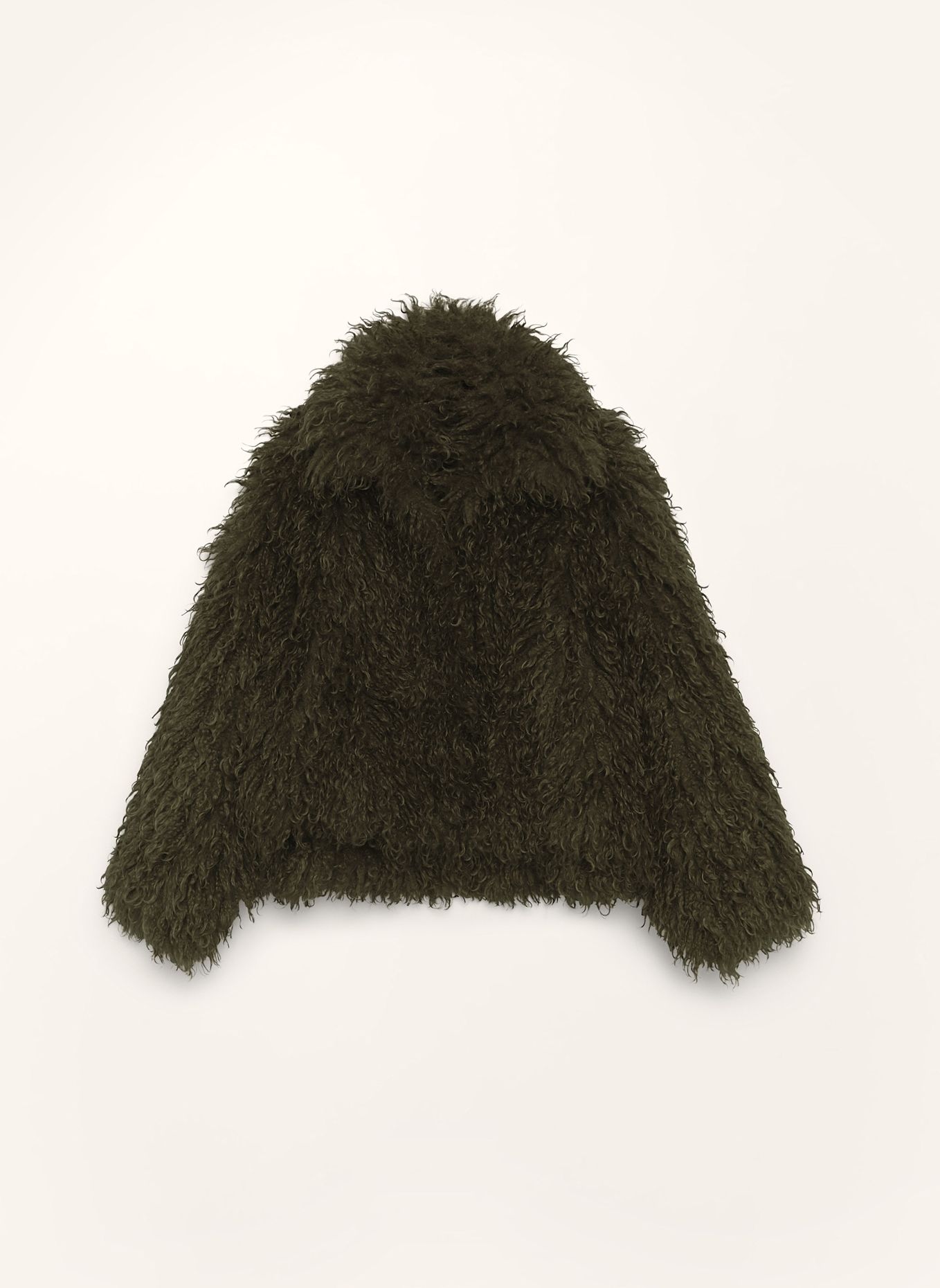 BIMBA Y LOLA Kurzfelljacke: KHAKI