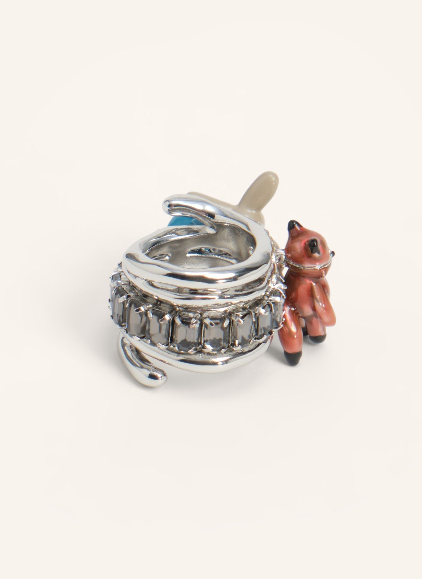 BIMBA Y LOLA Dreifachring: SILBER