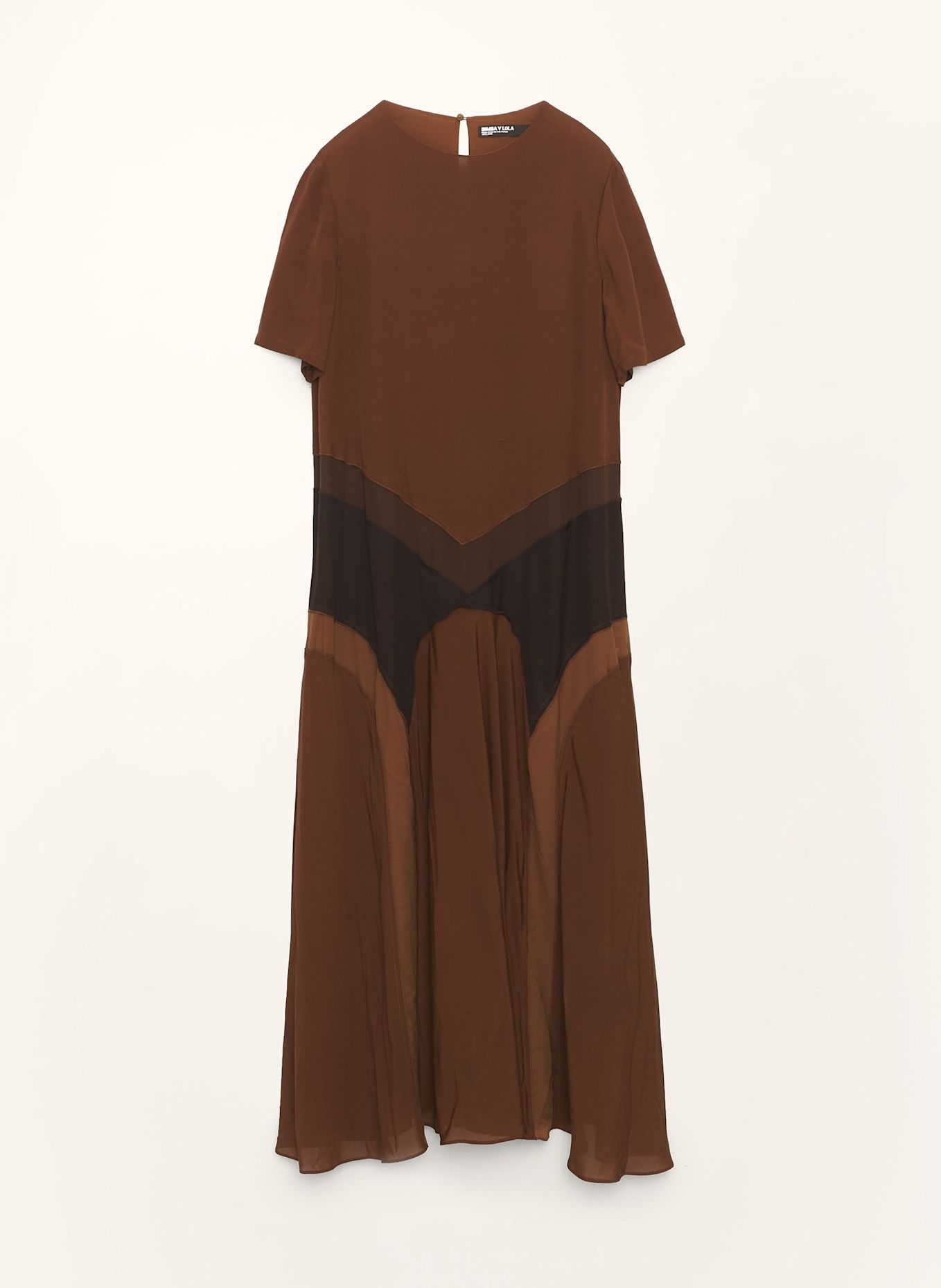 BIMBA Y LOLA A-Linienkleid: BRAUN