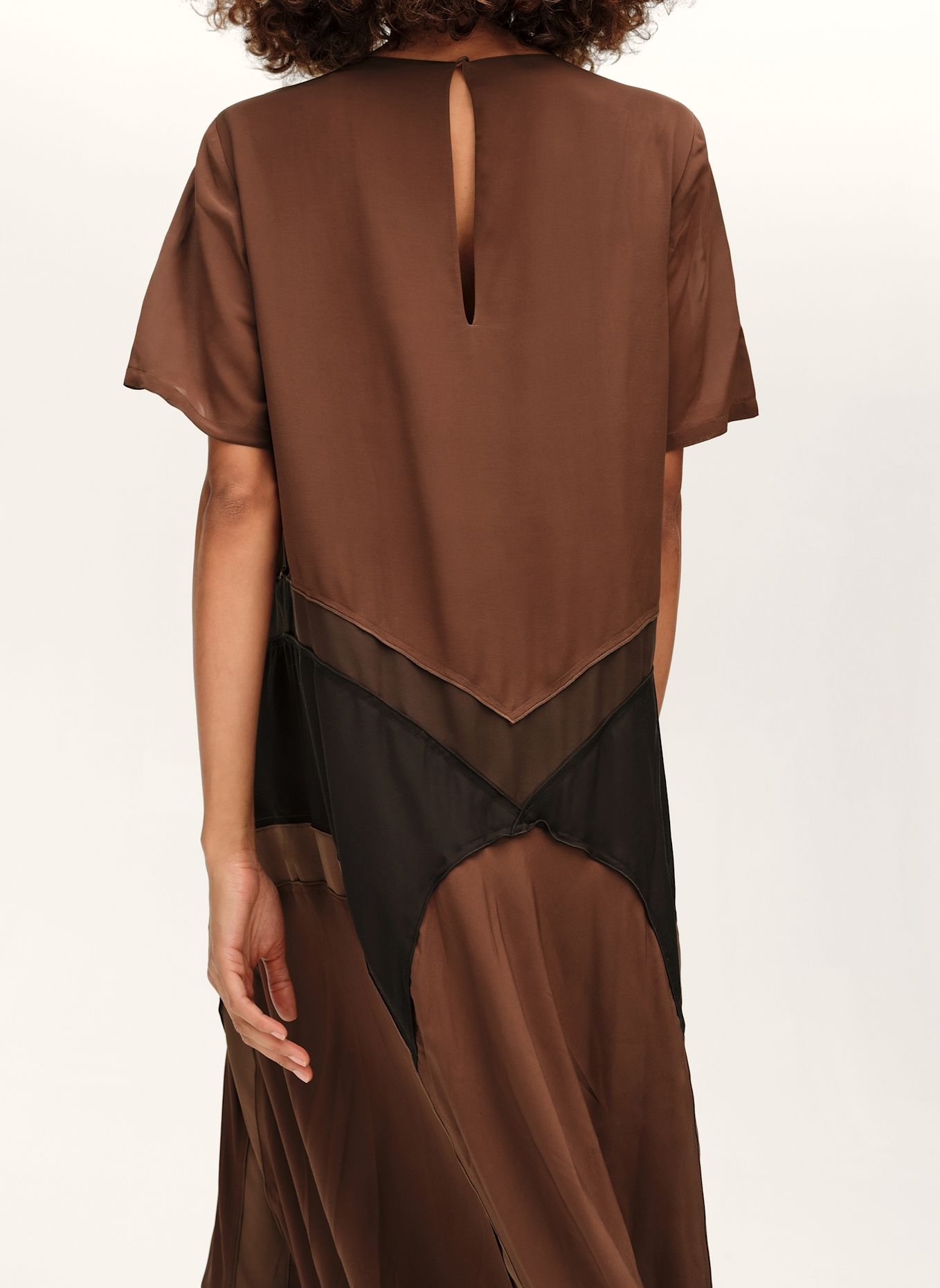 BIMBA Y LOLA A-Linienkleid: BRAUN
