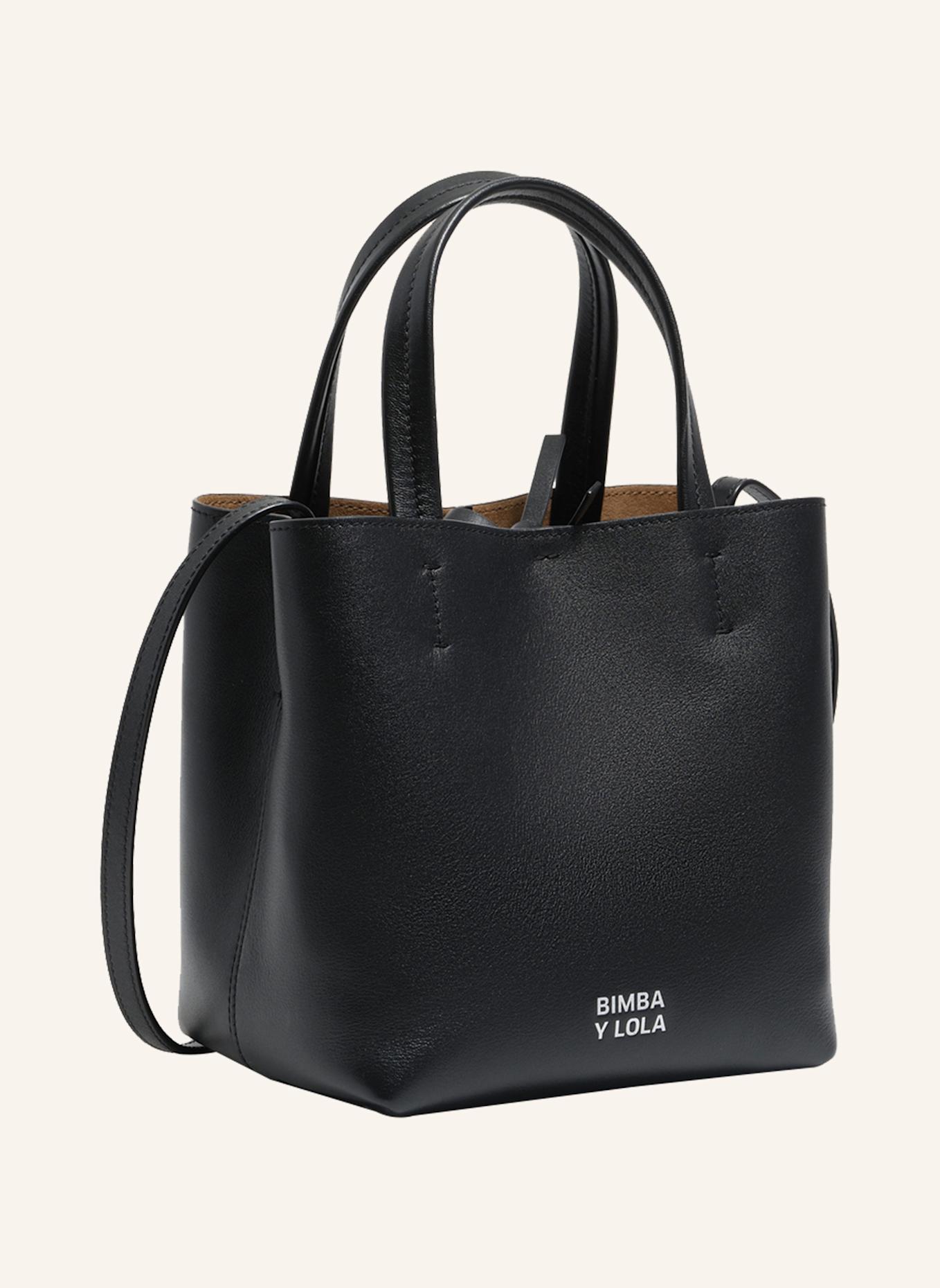 BIMBA Y LOLA Leder-Chihuahua-Tasche: SCHWARZ