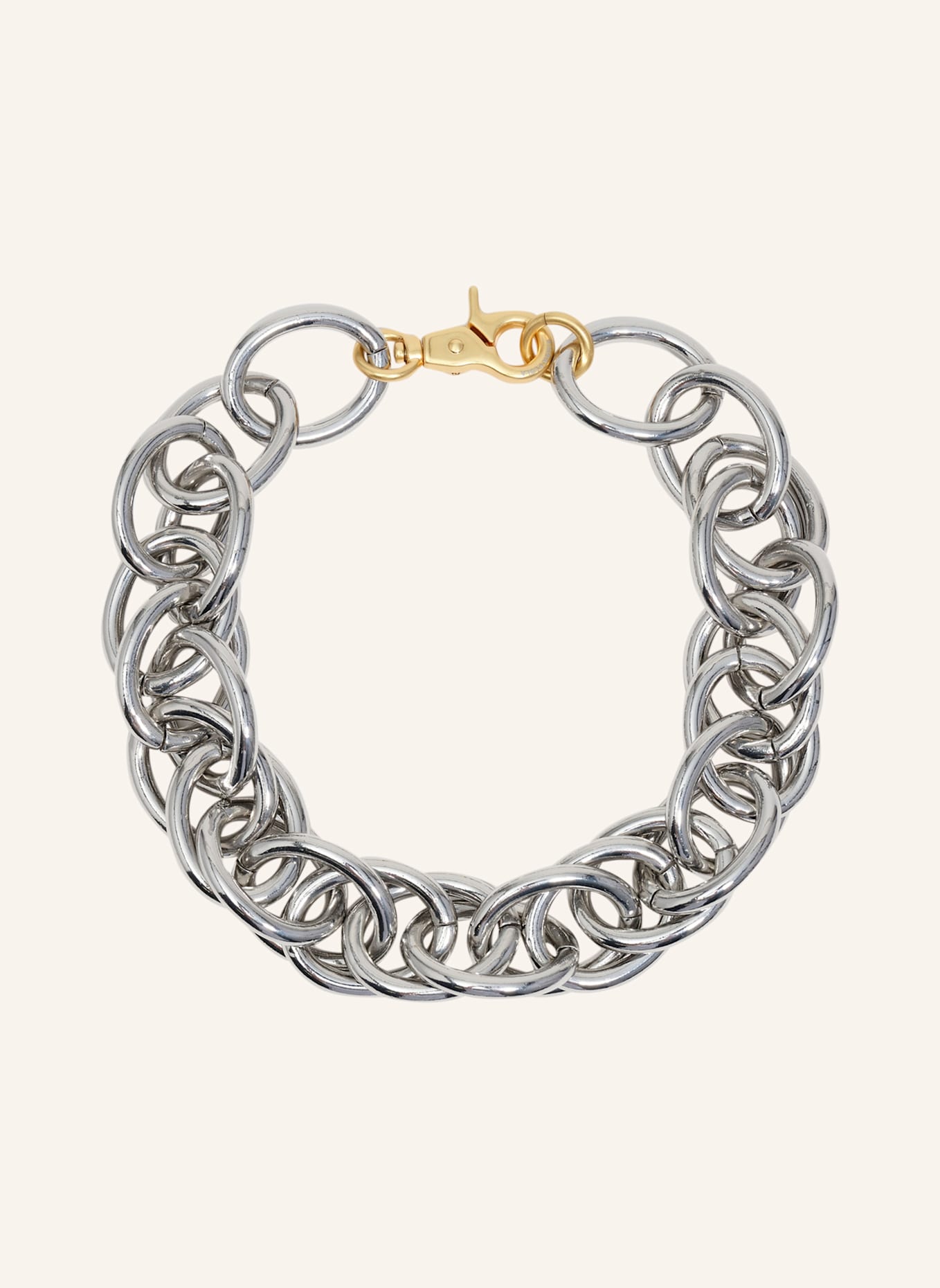 BIMBA Y LOLA Maxi-Kettenhalskette: SILBER