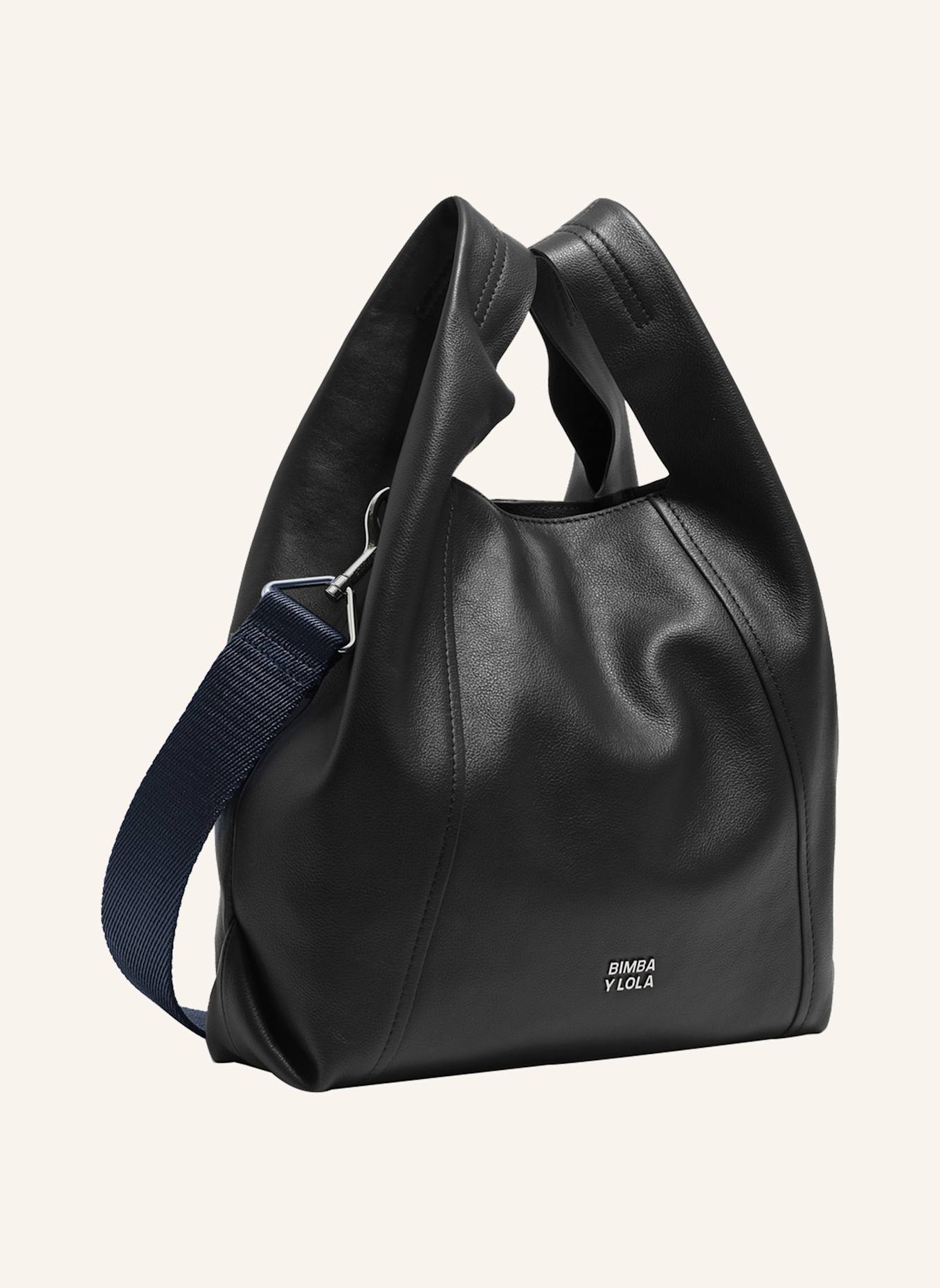 BIMBA Y LOLA Ledertasche: SCHWARZ