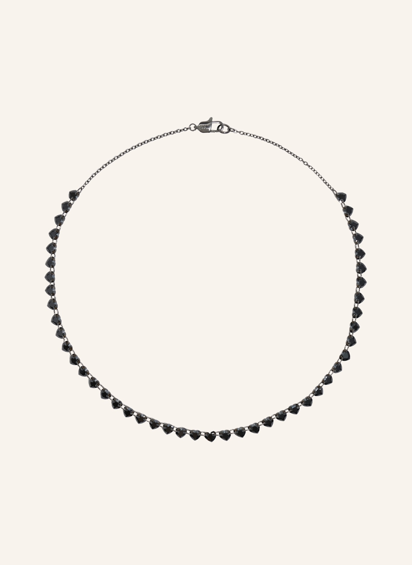 BIMBA Y LOLA Herzkette: SCHWARZ