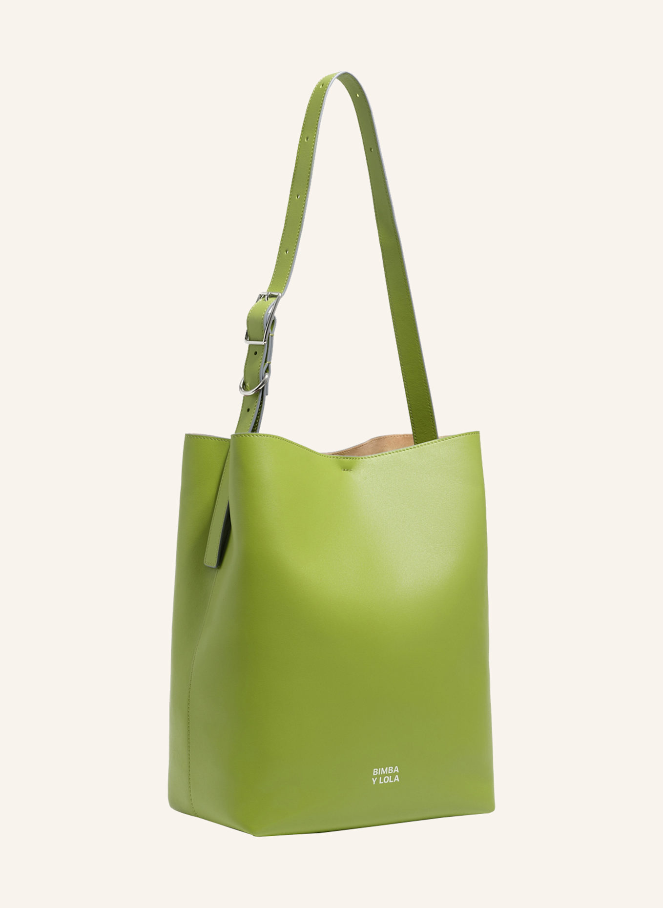 BIMBA Y LOLA Leder-Carlino-Tasche: GRÜN