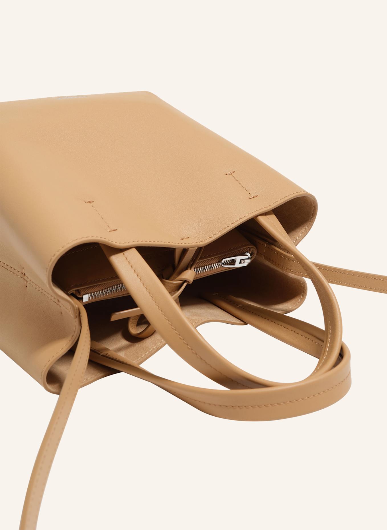 BIMBA Y LOLA Leder-Chihuahua-Tasche: KHAKI