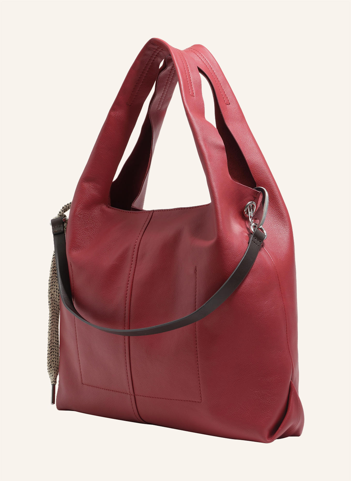 BIMBA Y LOLA Leder-Papiertasche: ROT
