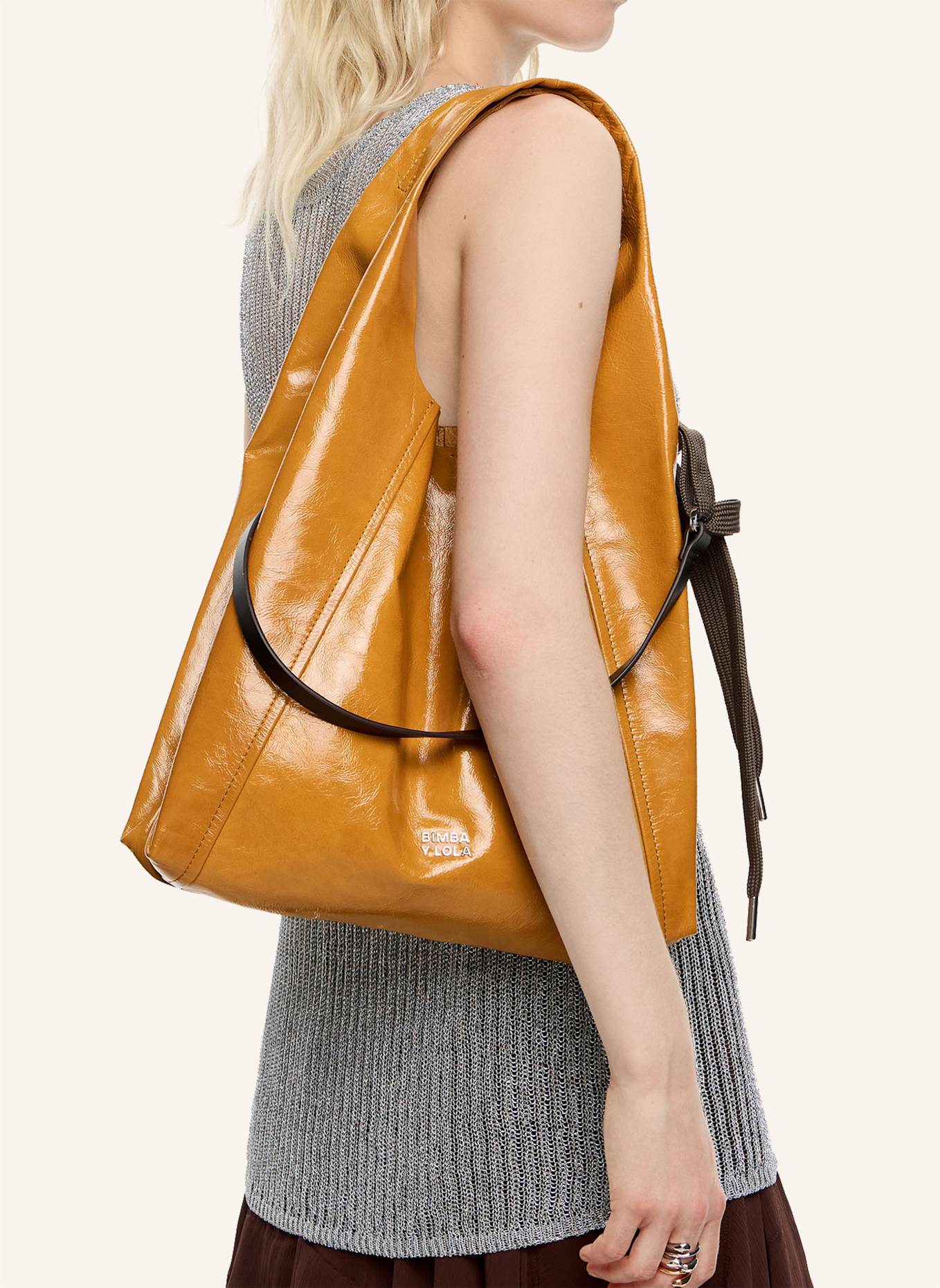 BIMBA Y LOLA Ledertasche: BRAUN