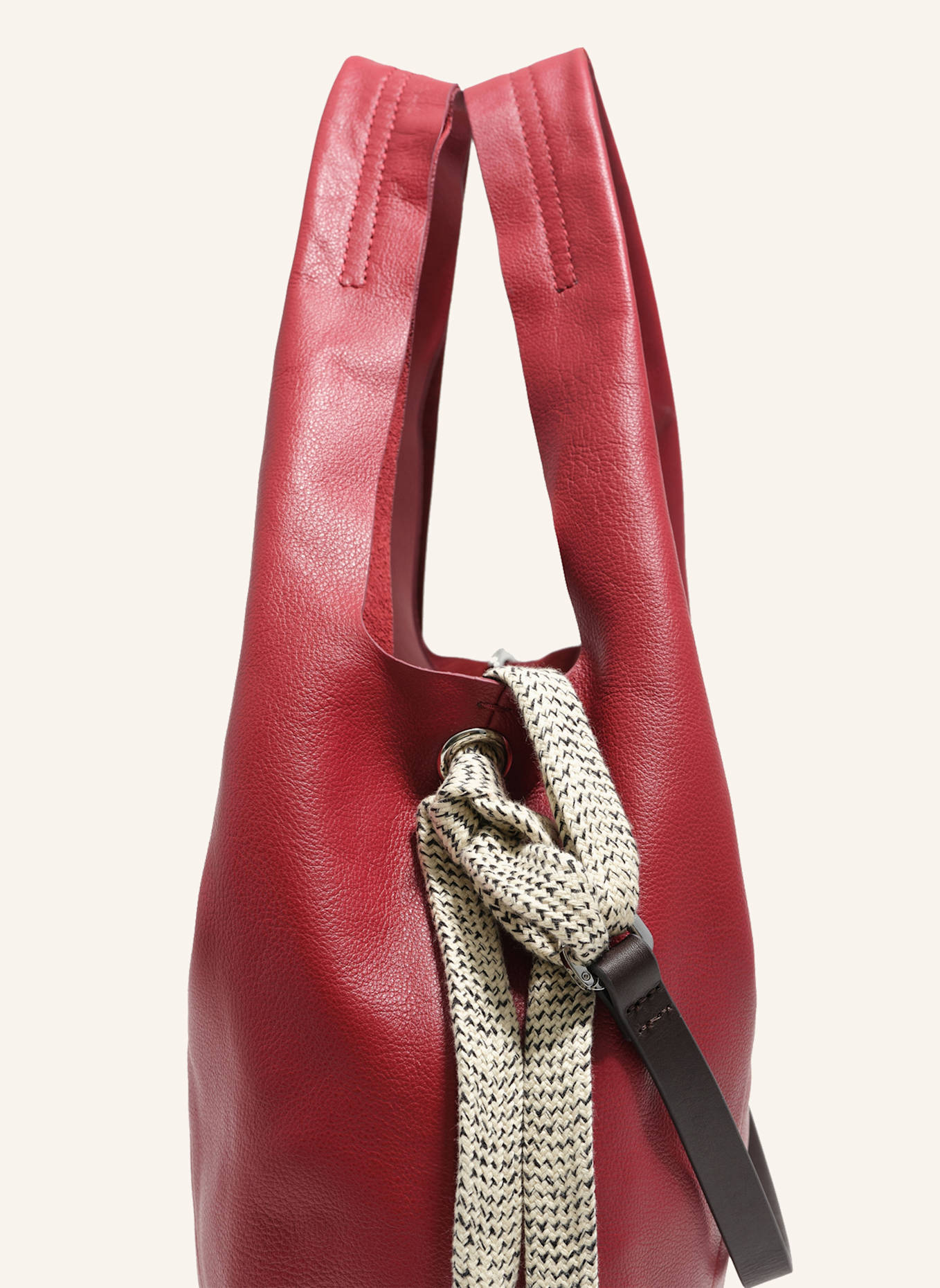 BIMBA Y LOLA Leder-Papiertasche: ROT