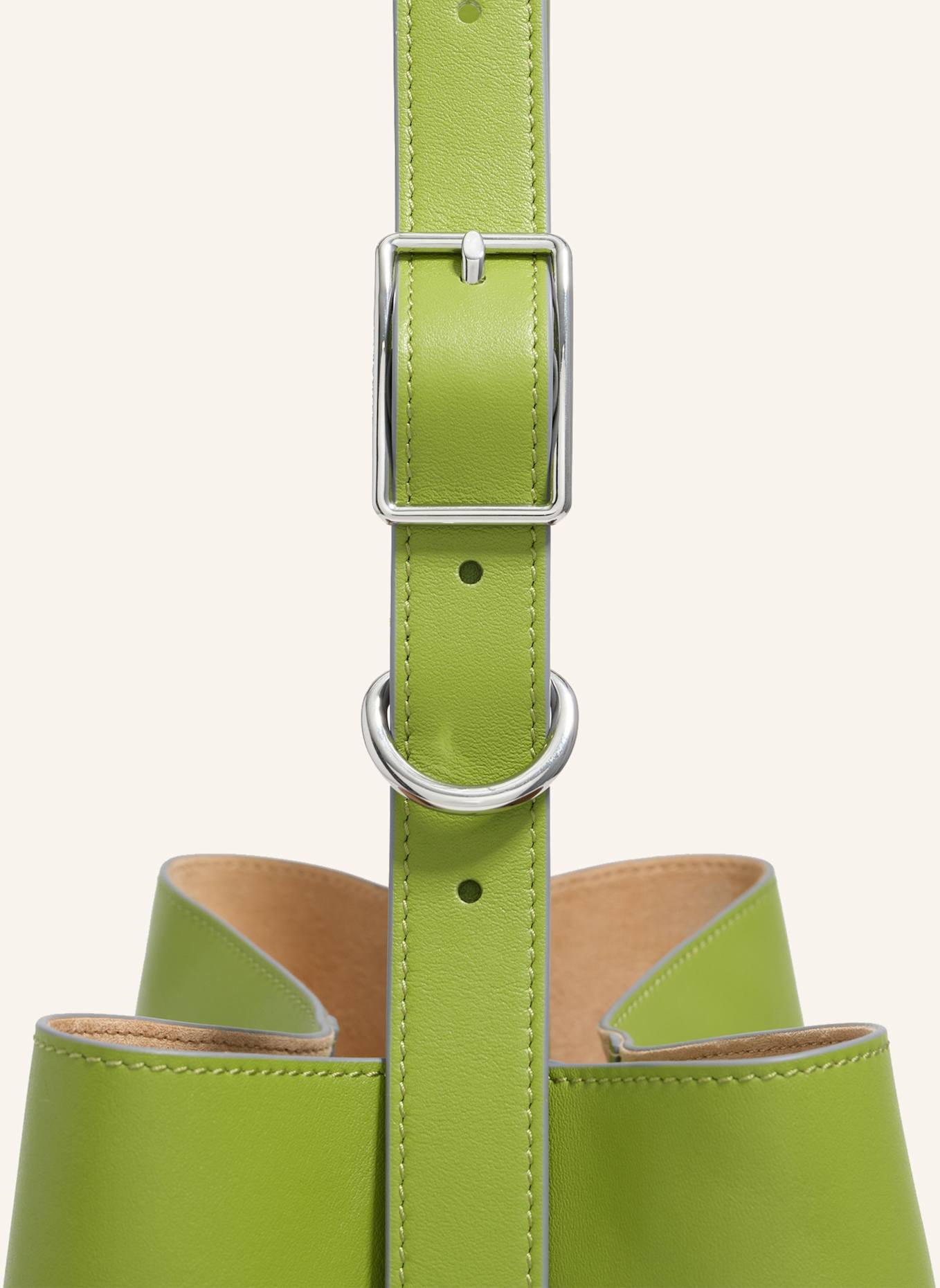 BIMBA Y LOLA Leder-Carlino-Tasche: GRÜN