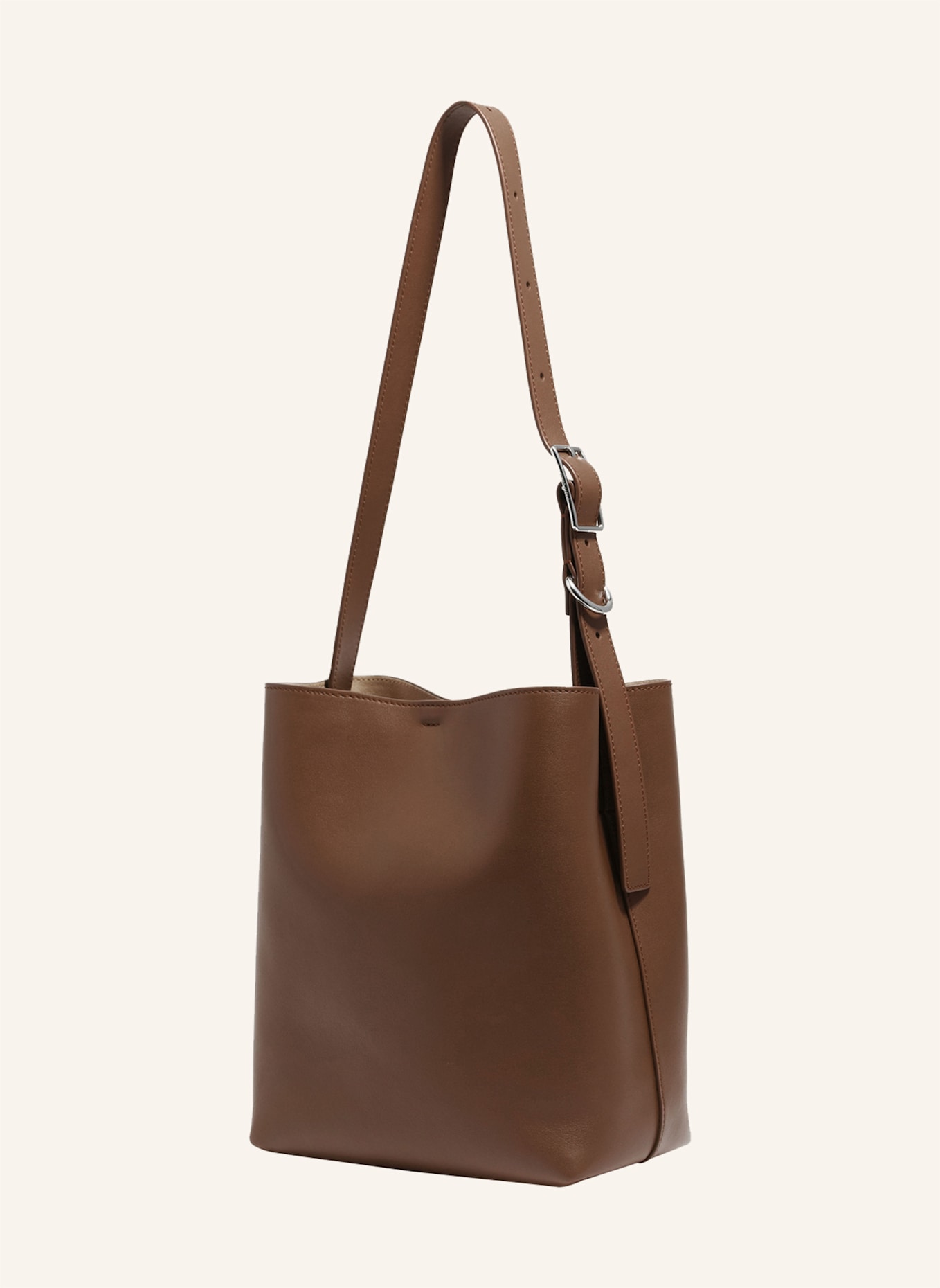 BIMBA Y LOLA Leder-Carlino-Tasche: BRAUN