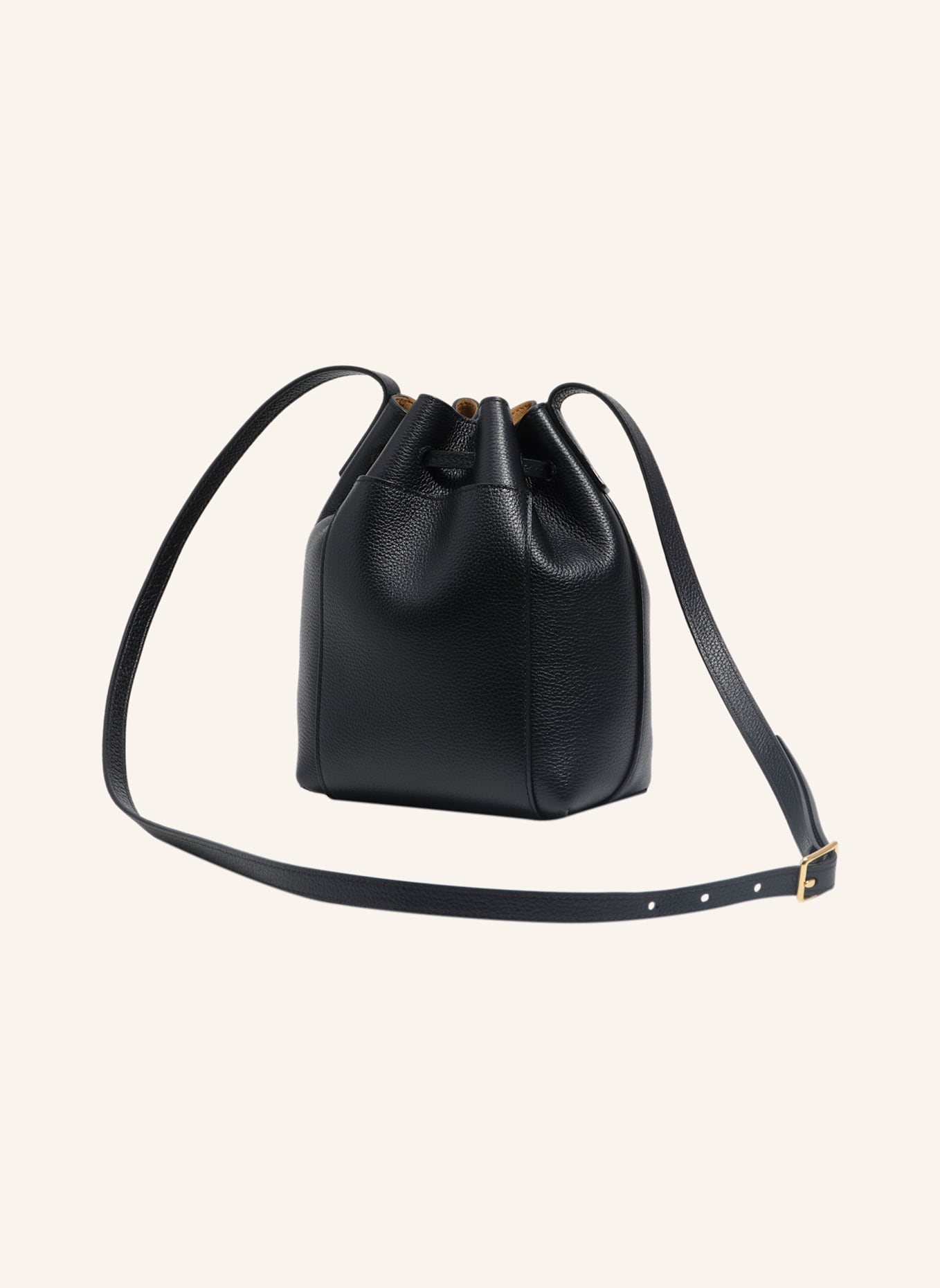 BIMBA Y LOLA Lederbeuteltasche: SCHWARZ