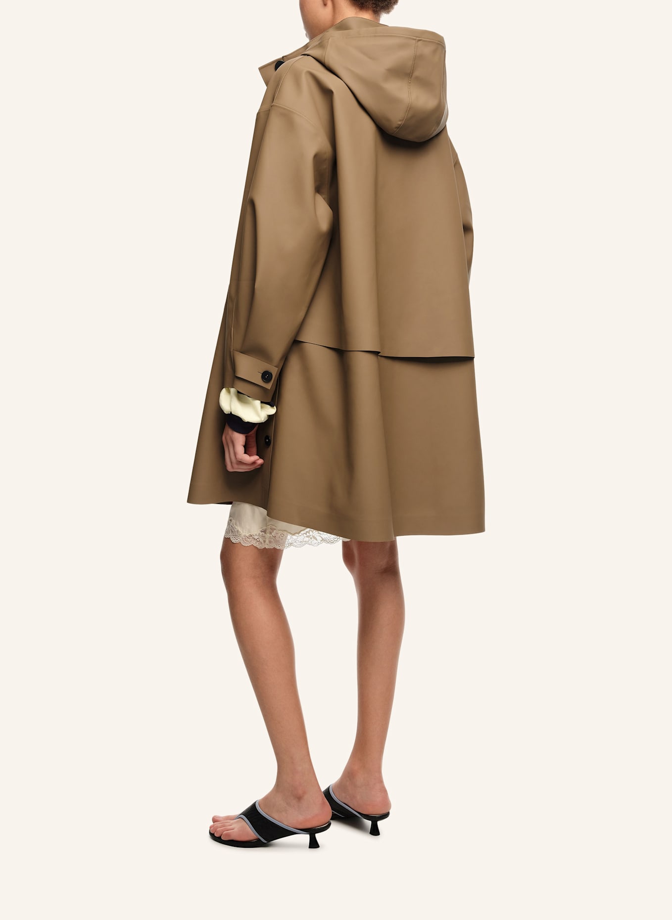 BIMBA Y LOLA Trenchcoat: BRAUN