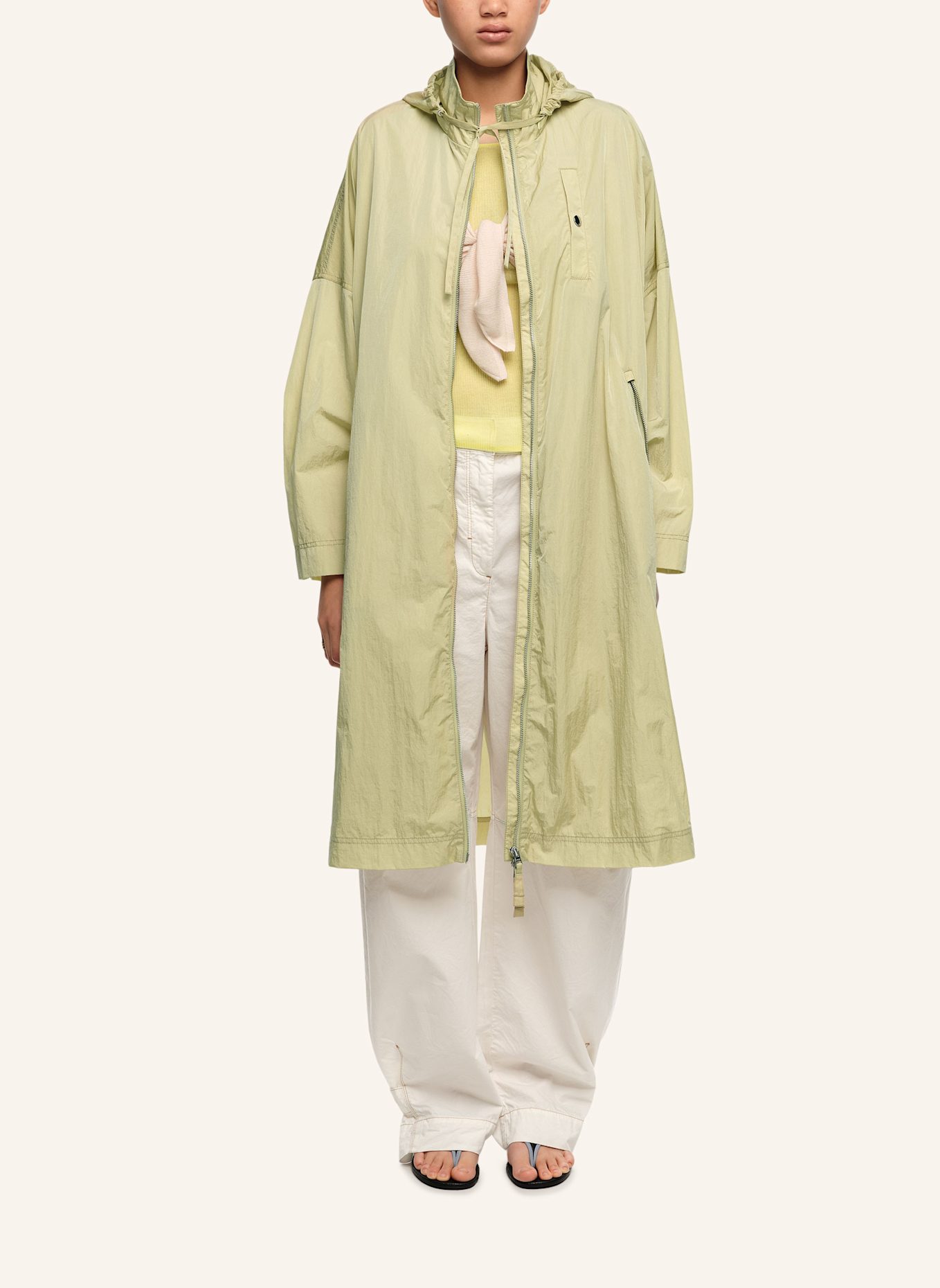 BIMBA Y LOLA Trenchcoat: GRÜN