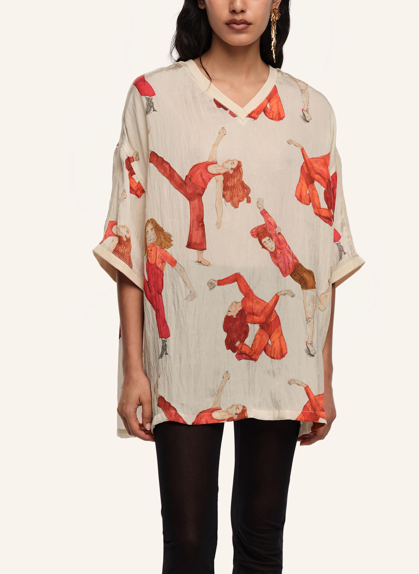 BIMBA Y LOLA T-Shirt: KHAKI