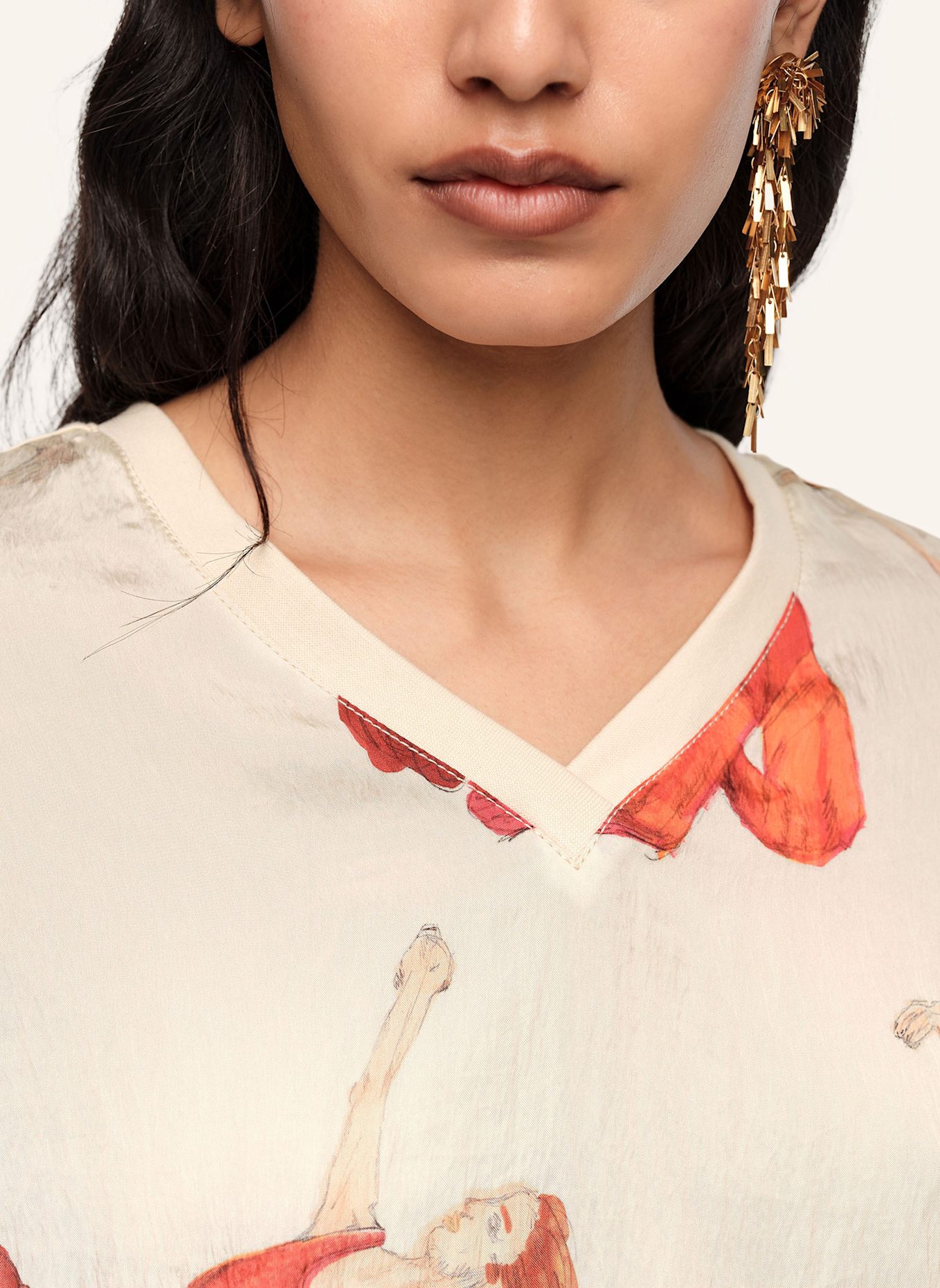 BIMBA Y LOLA T-Shirt: KHAKI