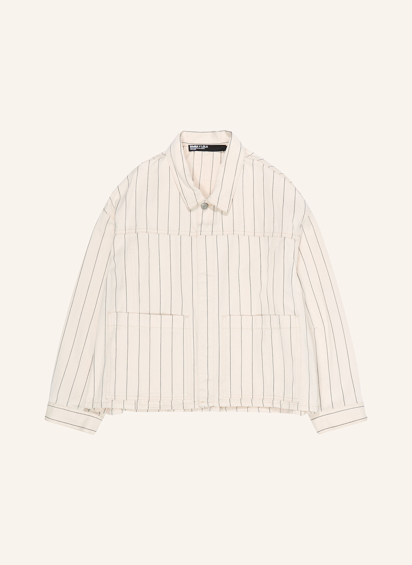 BIMBA Y LOLA Jeansjacke: WEISS