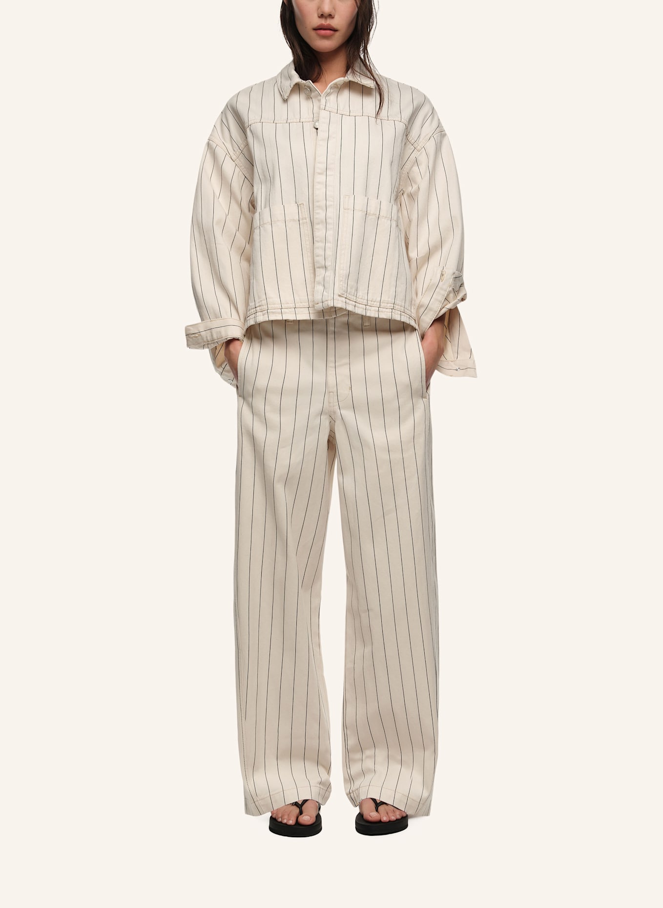 BIMBA Y LOLA Jeansjacke: WEISS